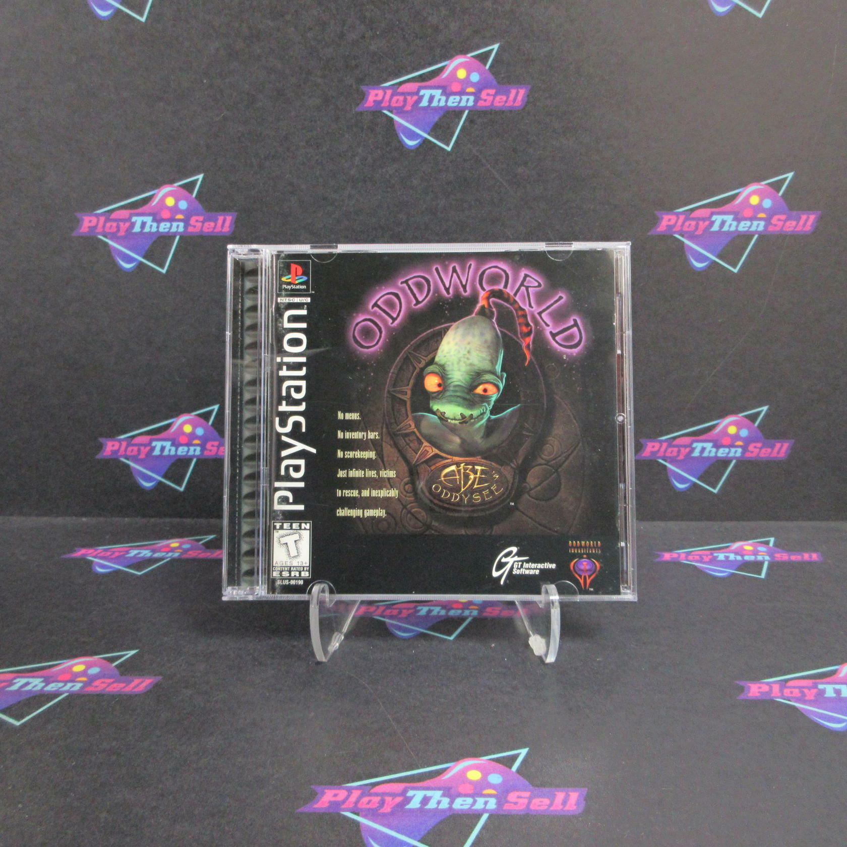 Oddworld Abe's Oddysee PS1 PlayStation 1 + Reg Card Complete - Excellent