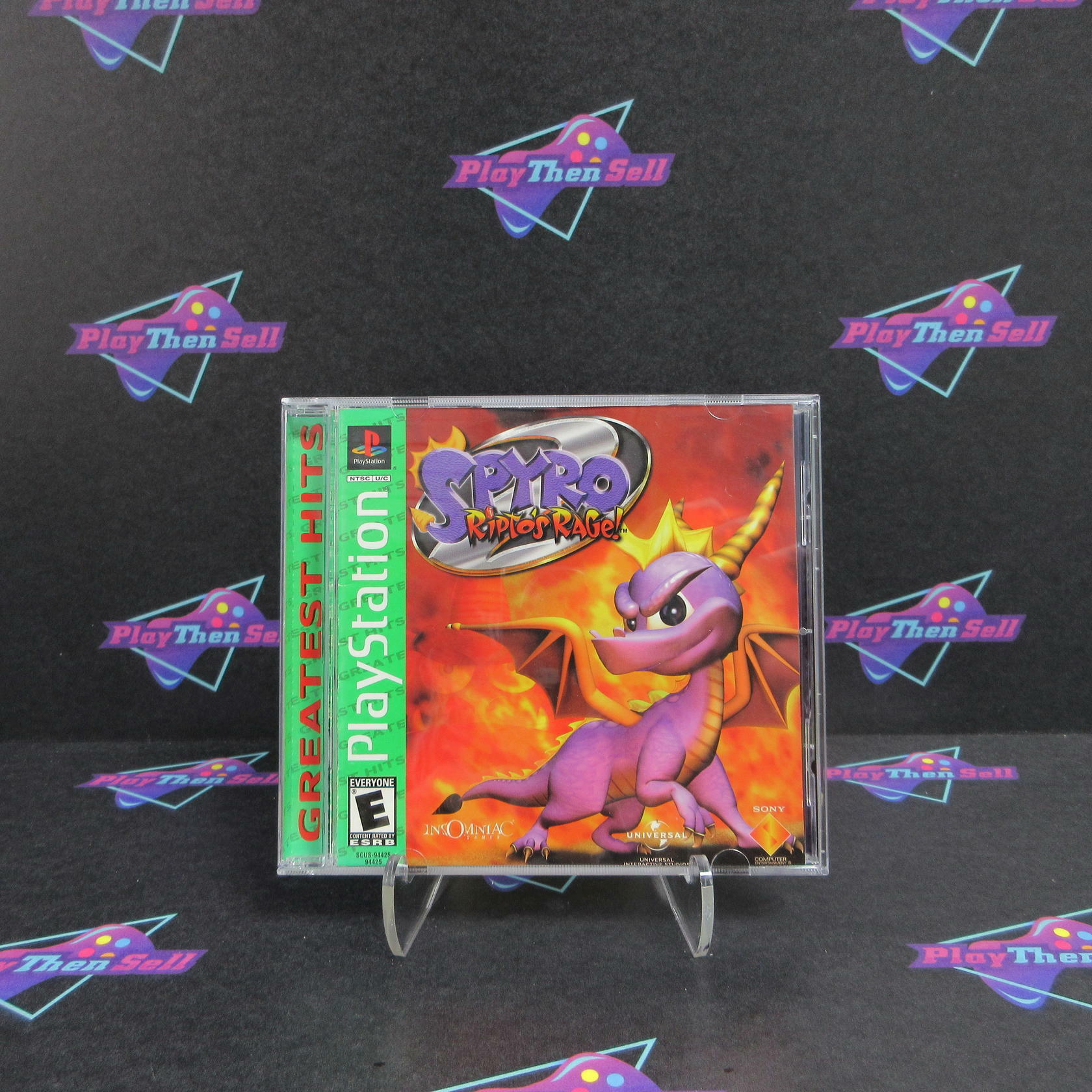 Spyro 2 Ripto's Rage PS1 PlayStation 1 GH Complete - Excellent