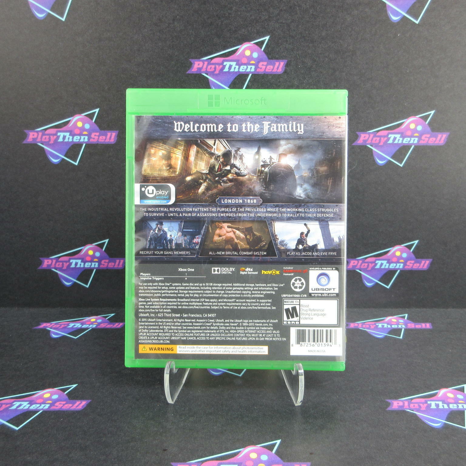 Assassin's Creed Syndicate Limited Edition Xbox One Complete - Refurbished