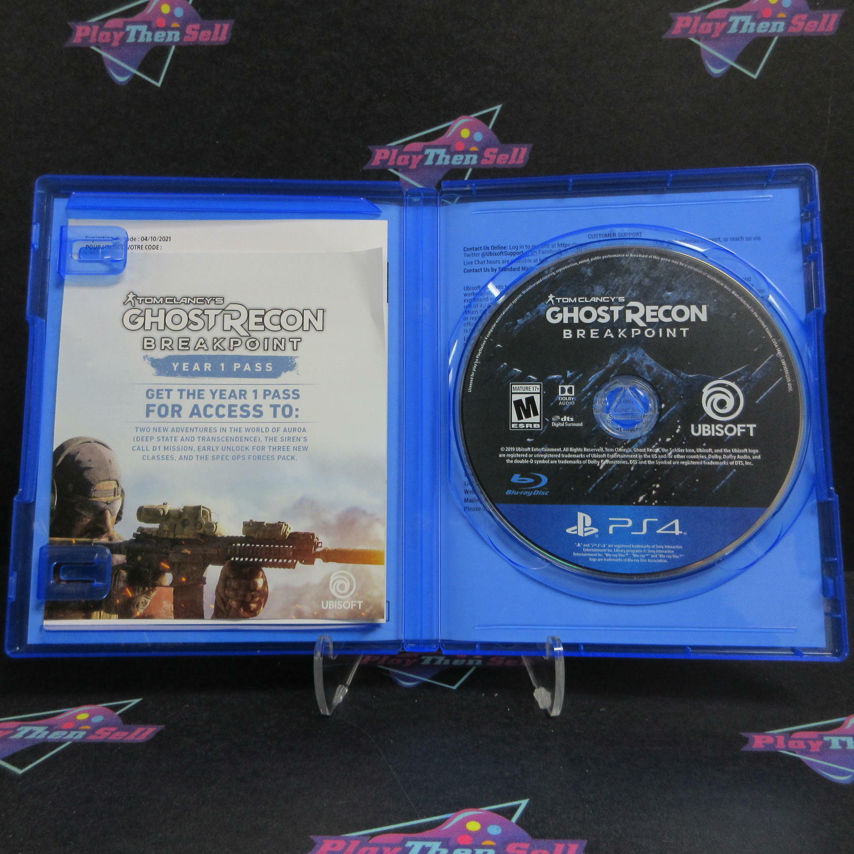 Tom Clancys Ghost Recon Breakpoint PS4 PlayStation 4 Complete - Excellent