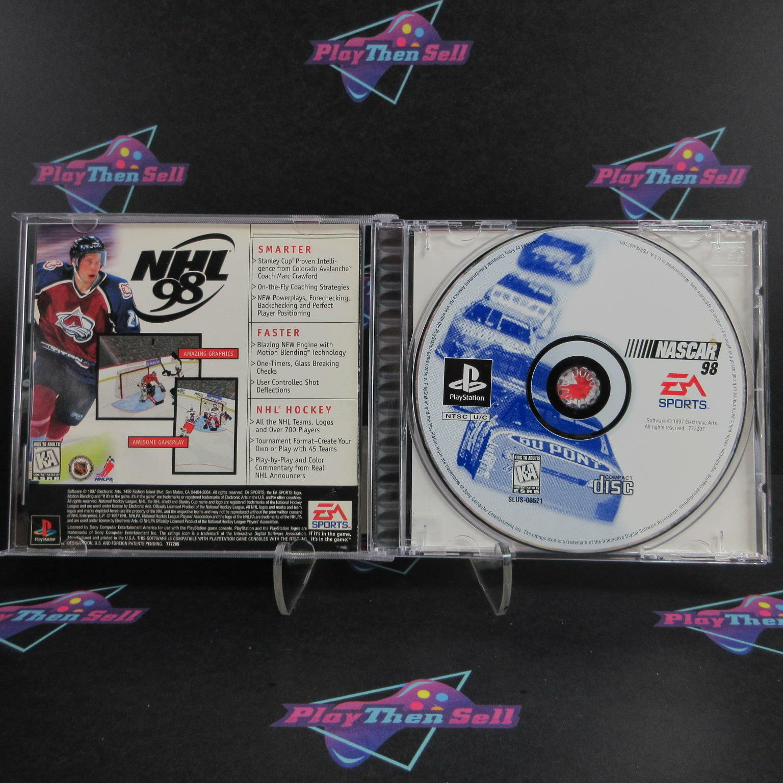 NASCAR 98 PS1 PlayStation 1 Complete - Excellent
