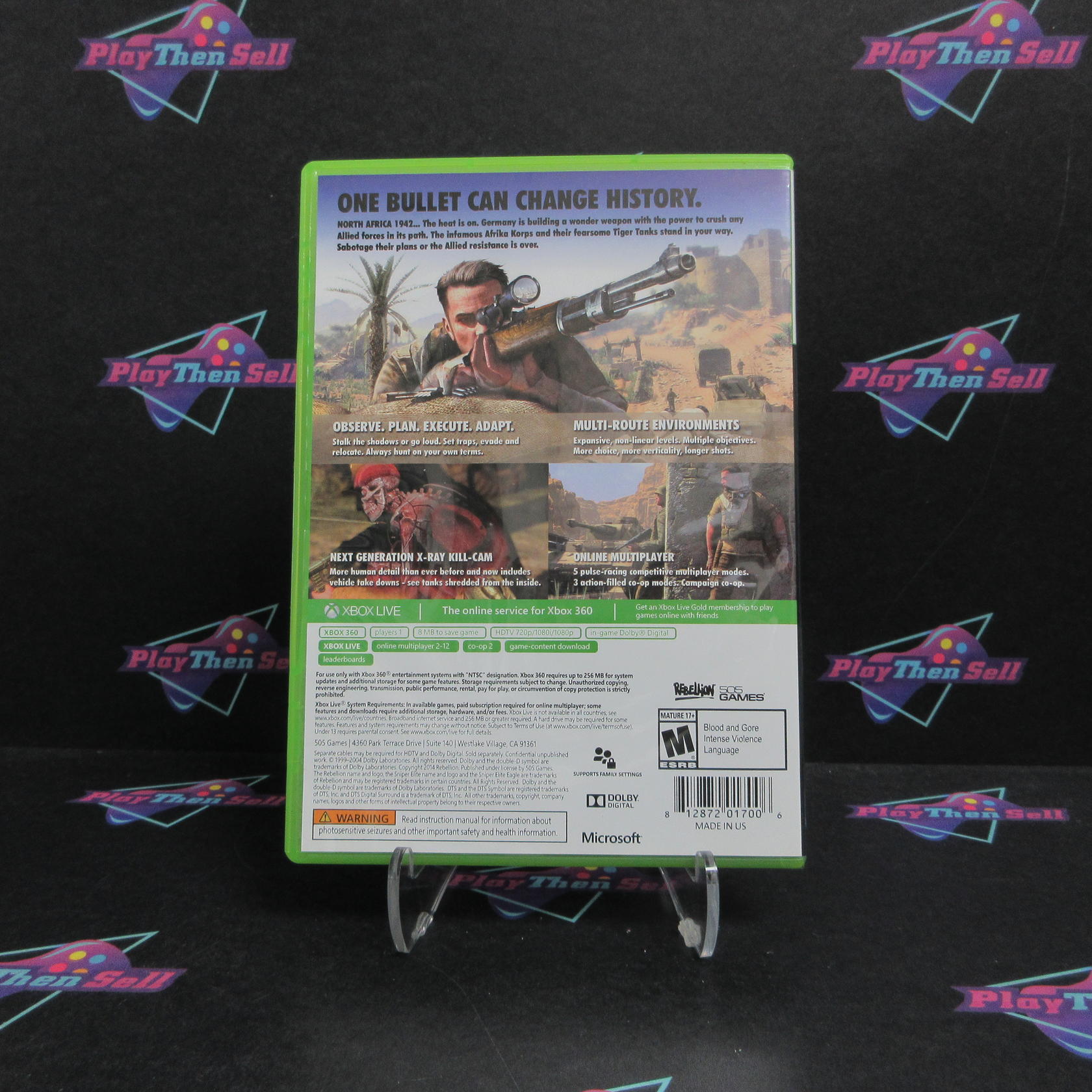 Sniper Elite III Xbox 360 Complete - Excellent