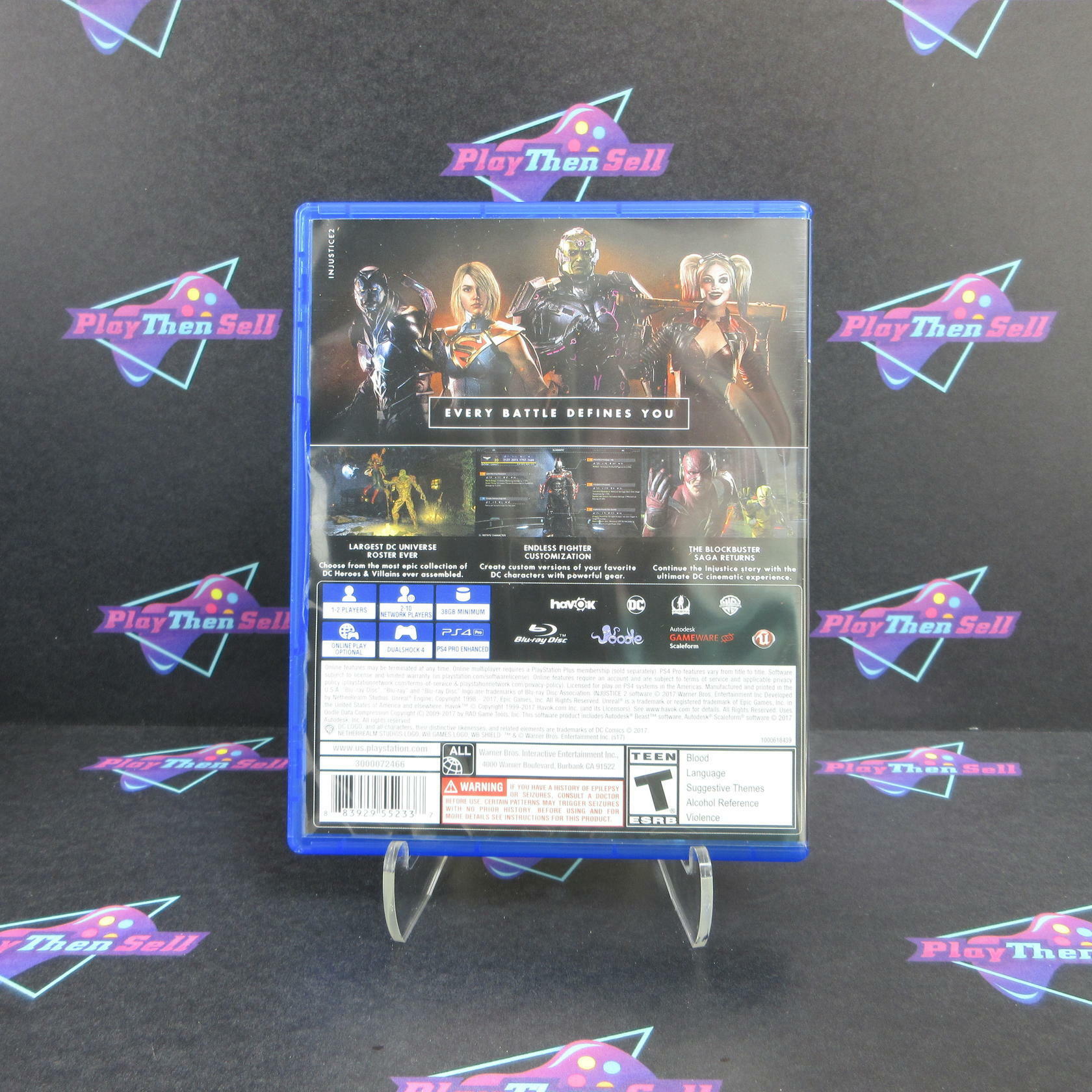 Injustice 2 PS4 PlayStation 4 Complete - Excellent