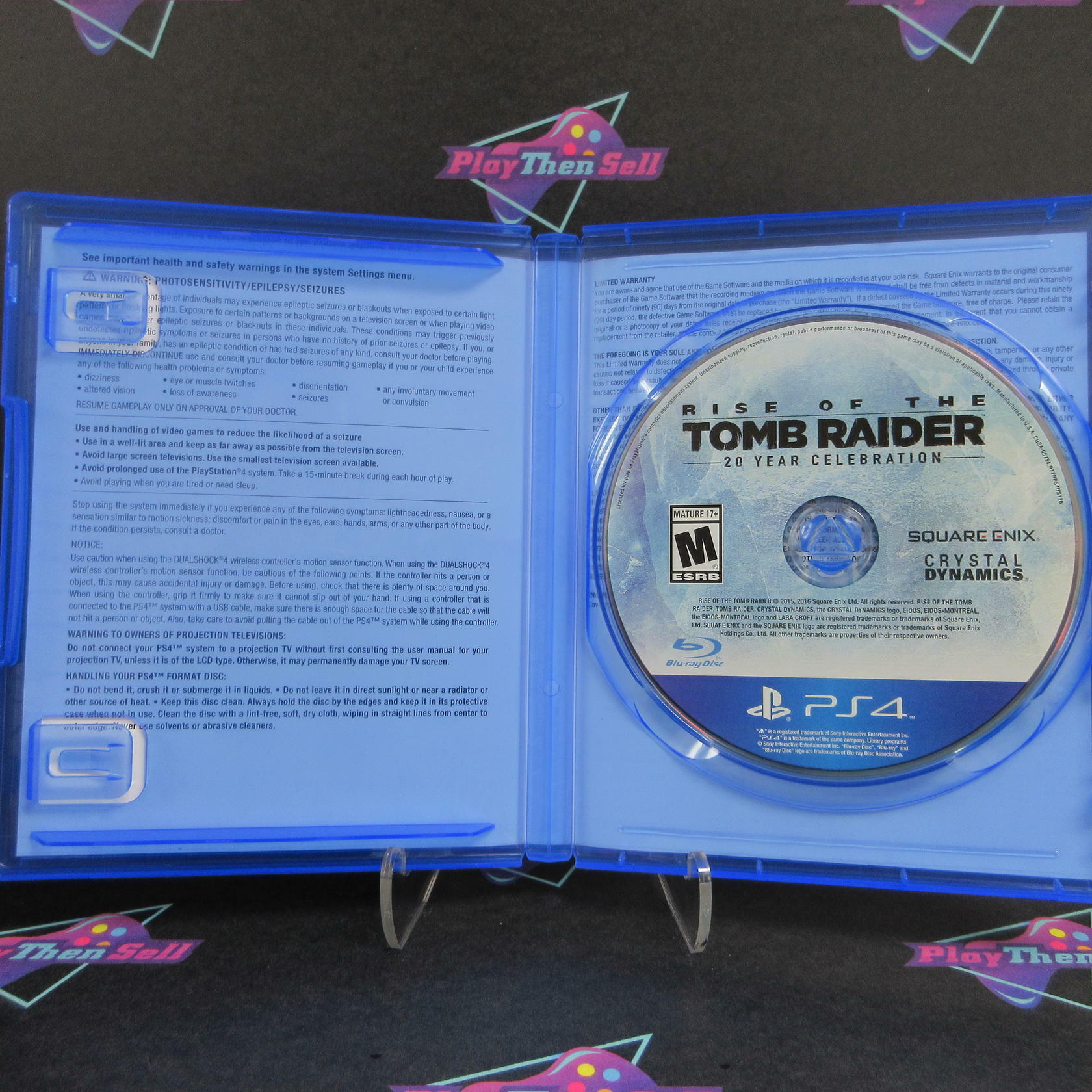 Rise of the Tomb Raider 20 Year Celebration PS4 PlayStation 4 CIB - Excellent