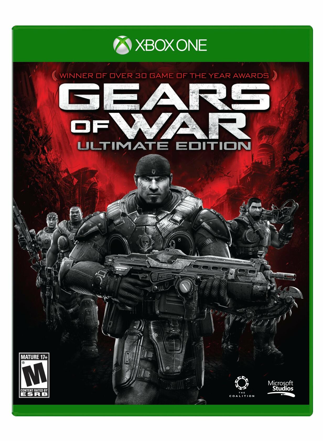 Gears of War Ultimate Edition Xbox One + Stickers Complete - Excellent