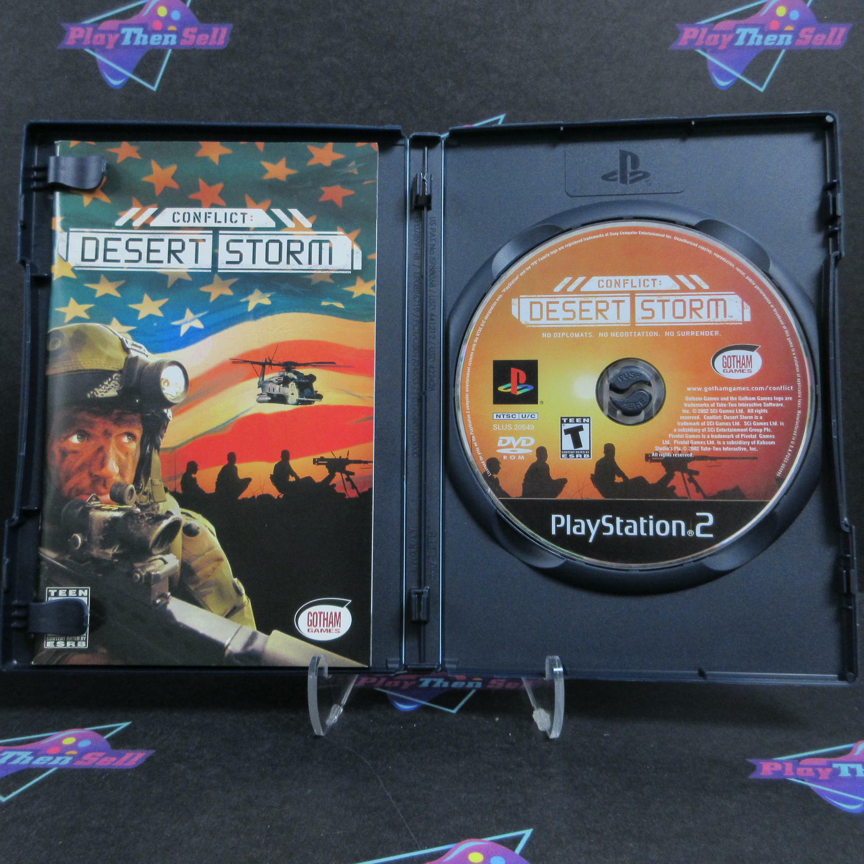 Conflict Desert Storm PS2 PlayStation 2 + Reg Card Complete - Excellent