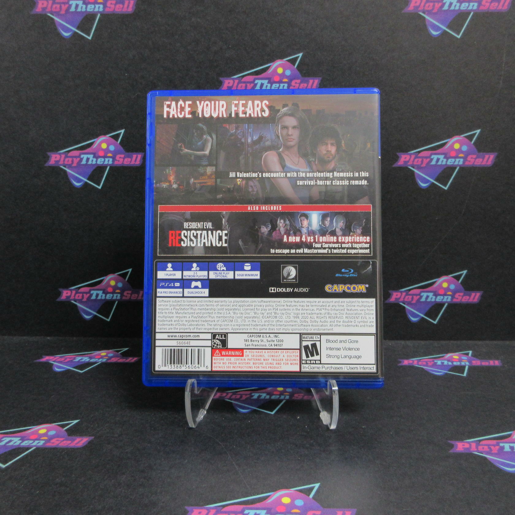 Resident Evil 3 PS4 PlayStation 4 Complete - Refurbished