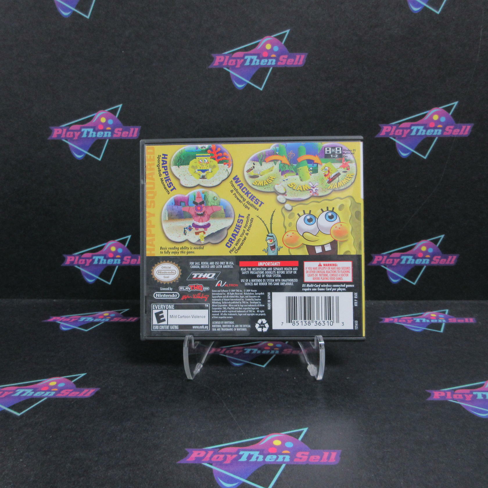 Spongebob Truth Or Square Nintendo DS Complete - Excellent