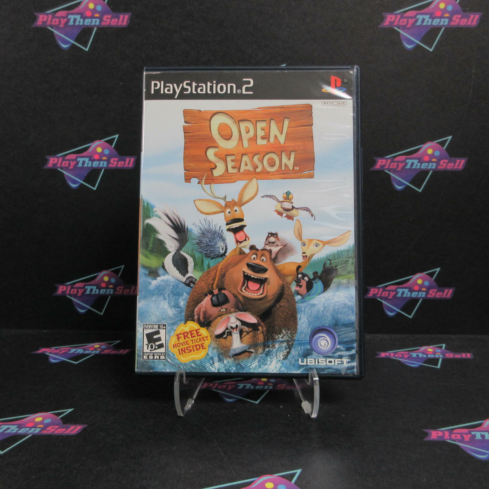 Open Season PS2 PlayStation 2 + Movie Ticket Complete - Excellent