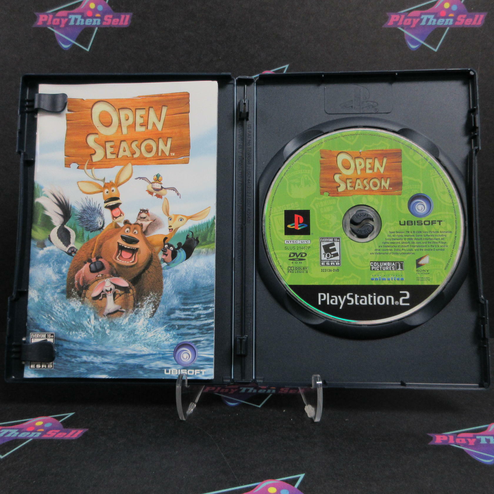 Open Season PS2 PlayStation 2 + Movie Ticket Complete - Excellent