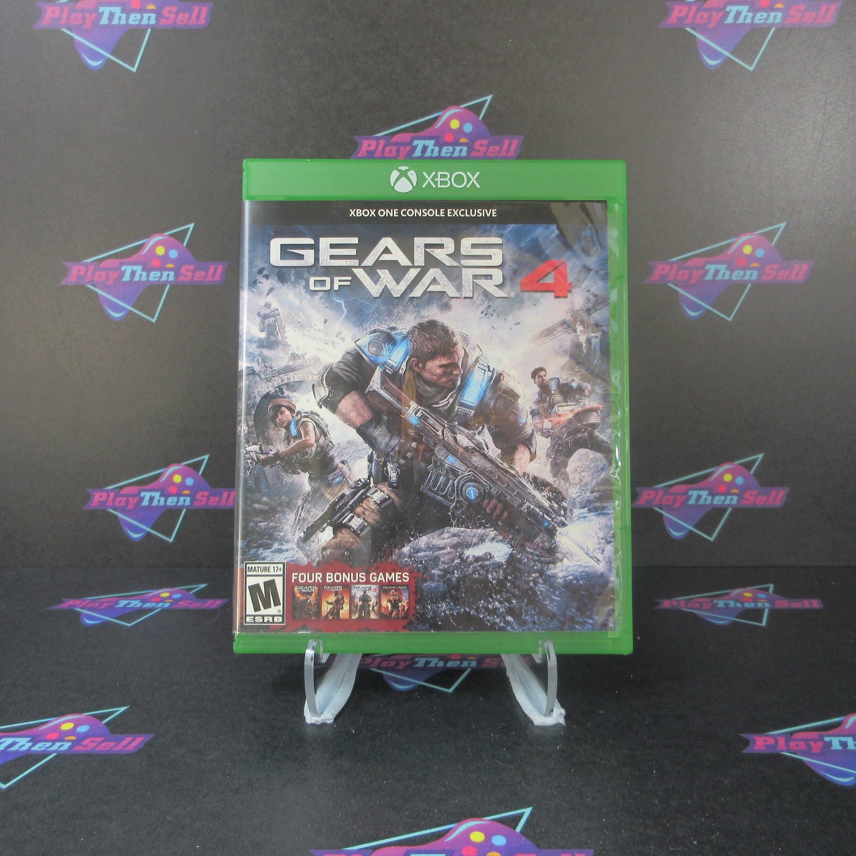 Gears of War 4 Xbox One + Stickers Complete - Refurbished