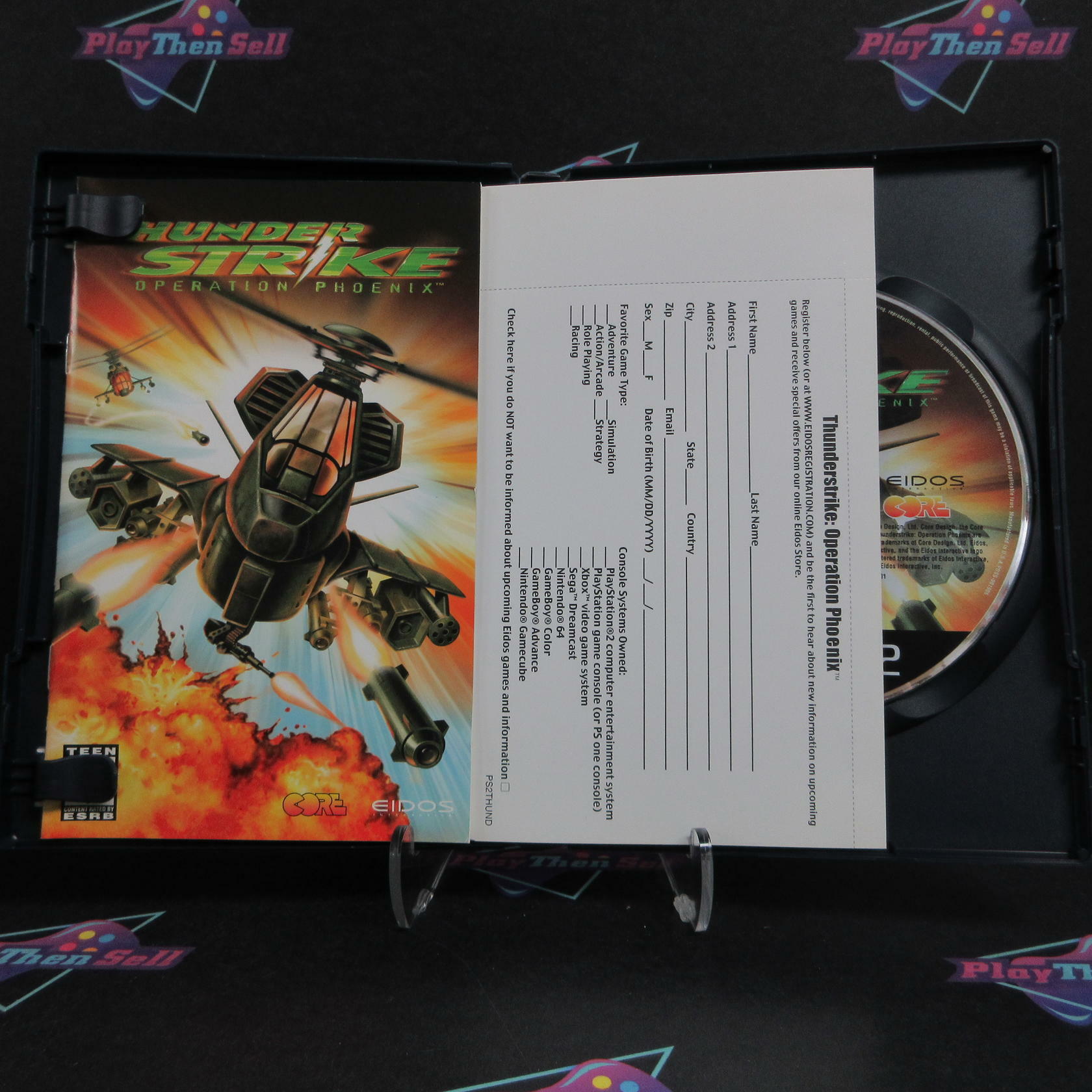 Thunder Strike Operation Phoenix PS2 PlayStation 2 + Reg Complete - Excellent