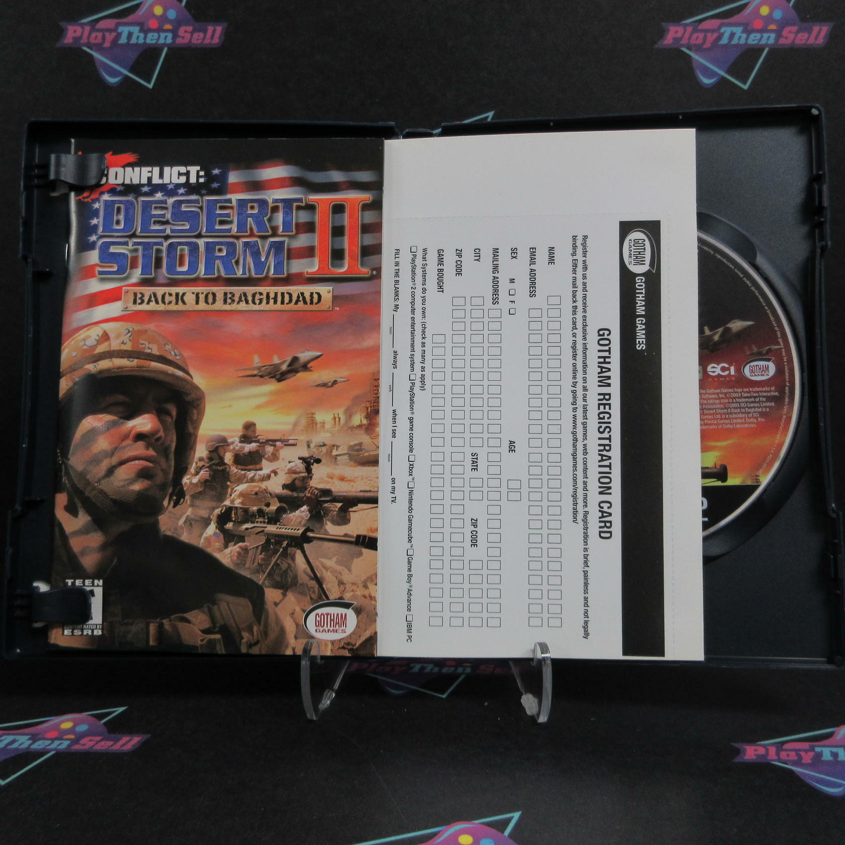 Conflict Desert Storm II (2) Back to Baghdad PS2 PlayStation 2 + Reg CIB - Excellent