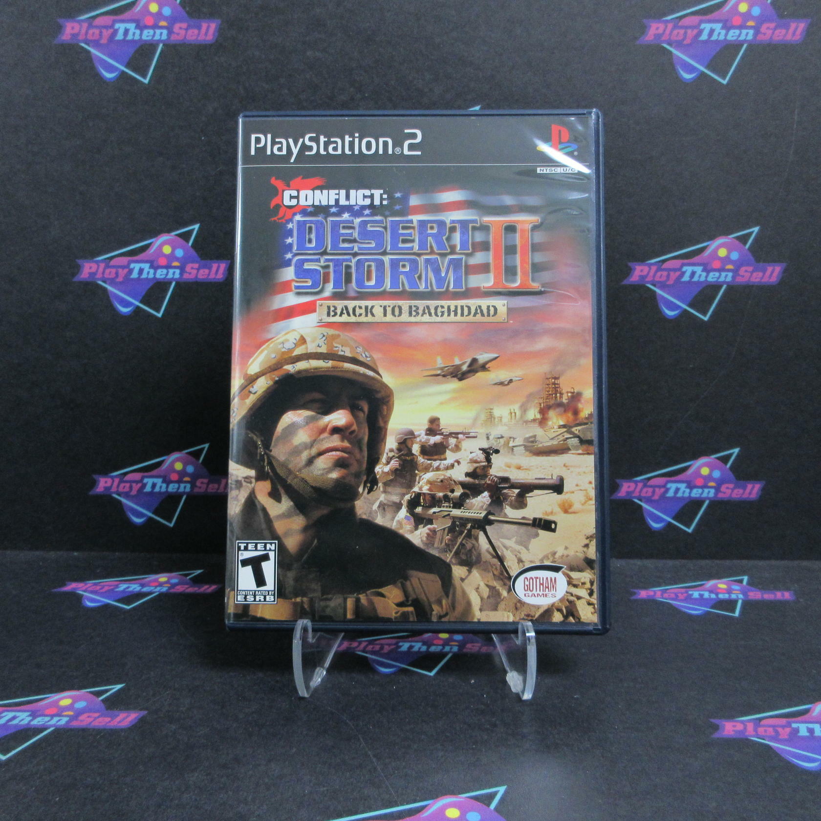Conflict Desert Storm II (2) Back to Baghdad PS2 PlayStation 2 + Reg CIB - Excellent