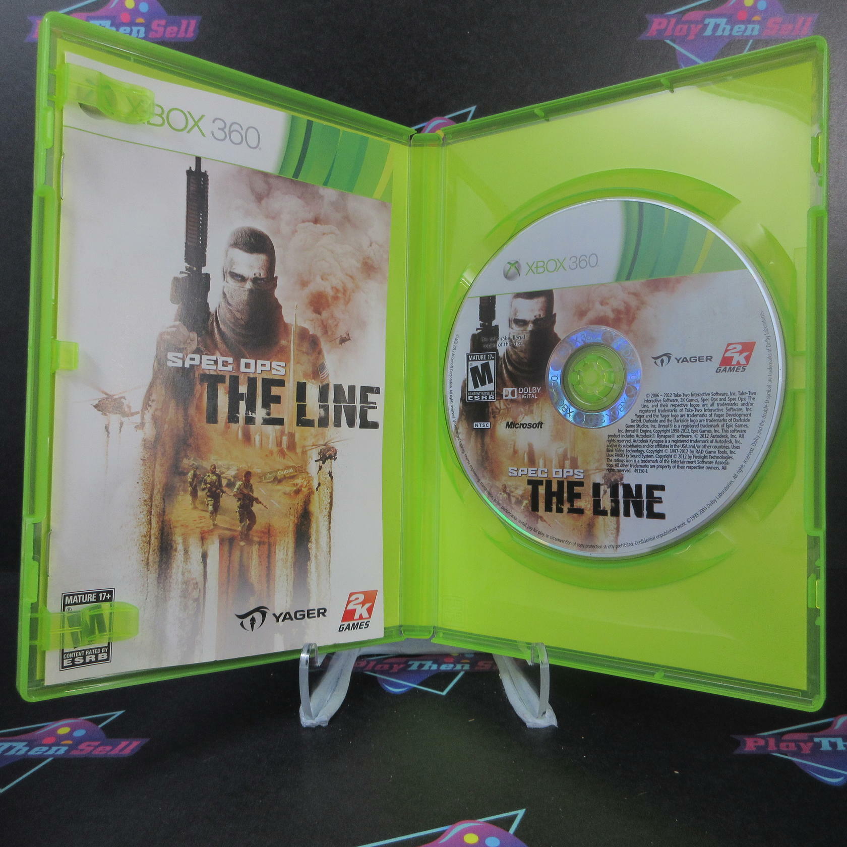 Spec Ops The Line Premium Edition Xbox 360 Complete - Excellent