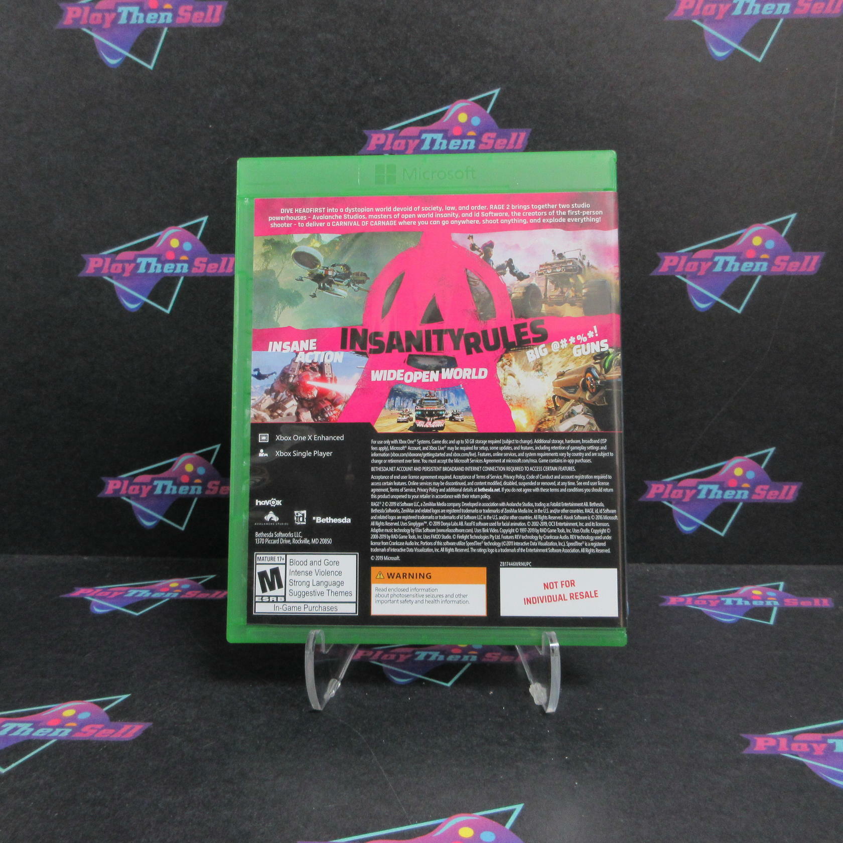 Rage 2 Xbox One Complete - Excellent
