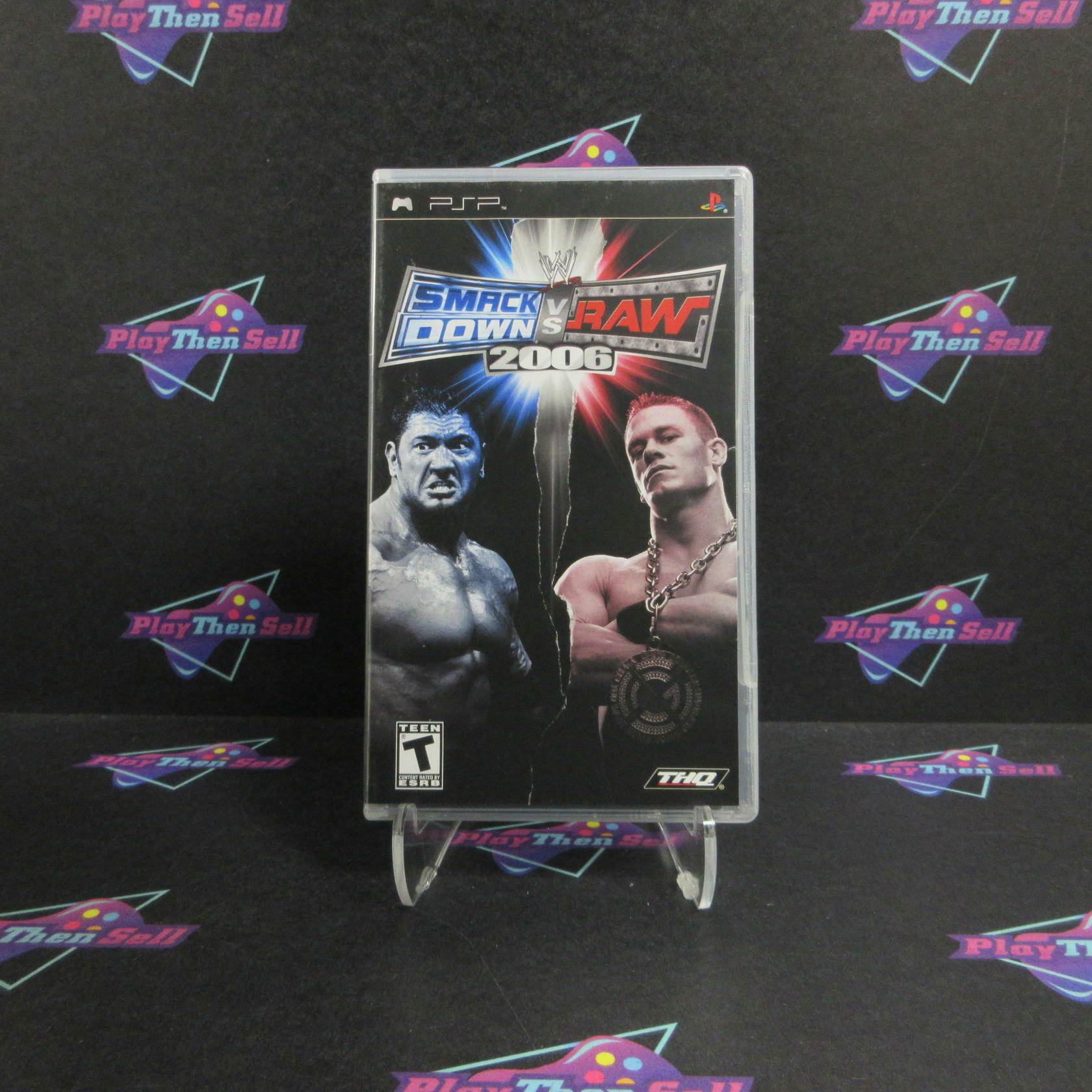 WWE SmackDown vs RAW 2006 Sony PSP Complete - Refurbished