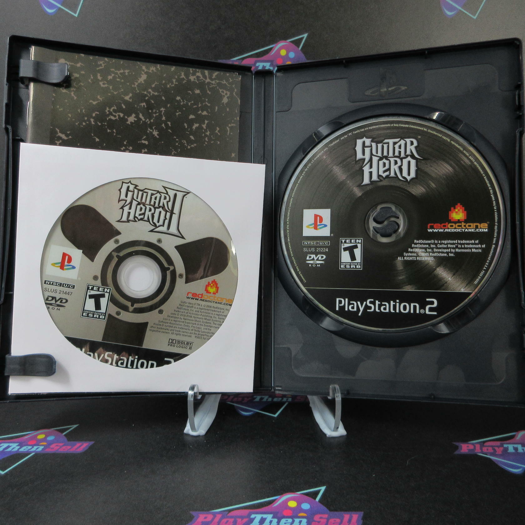 Guitar Hero Dual Pack PS2 PlayStation 2 Complete - Excellent