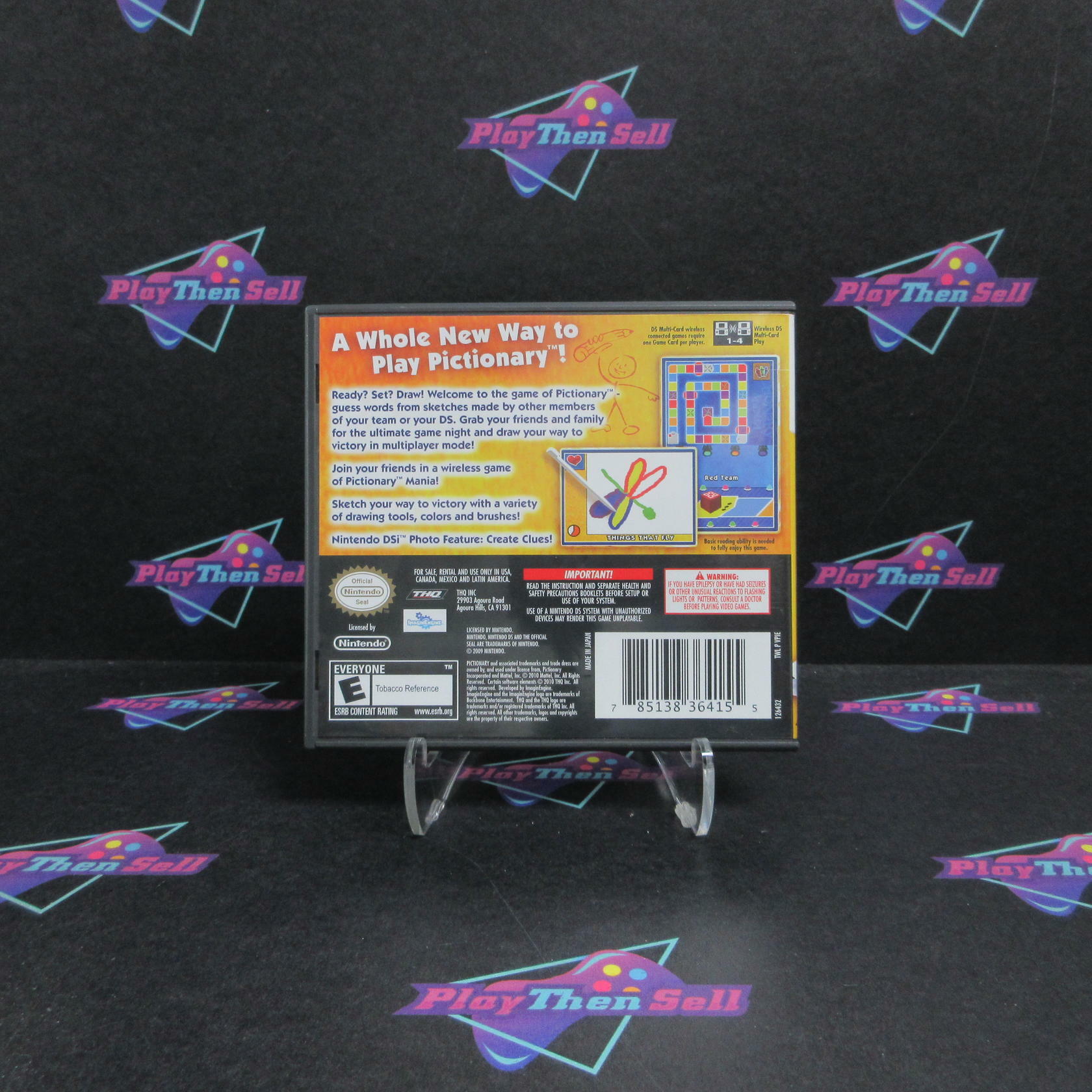Pictionary Nintendo DS Complete - Excellent