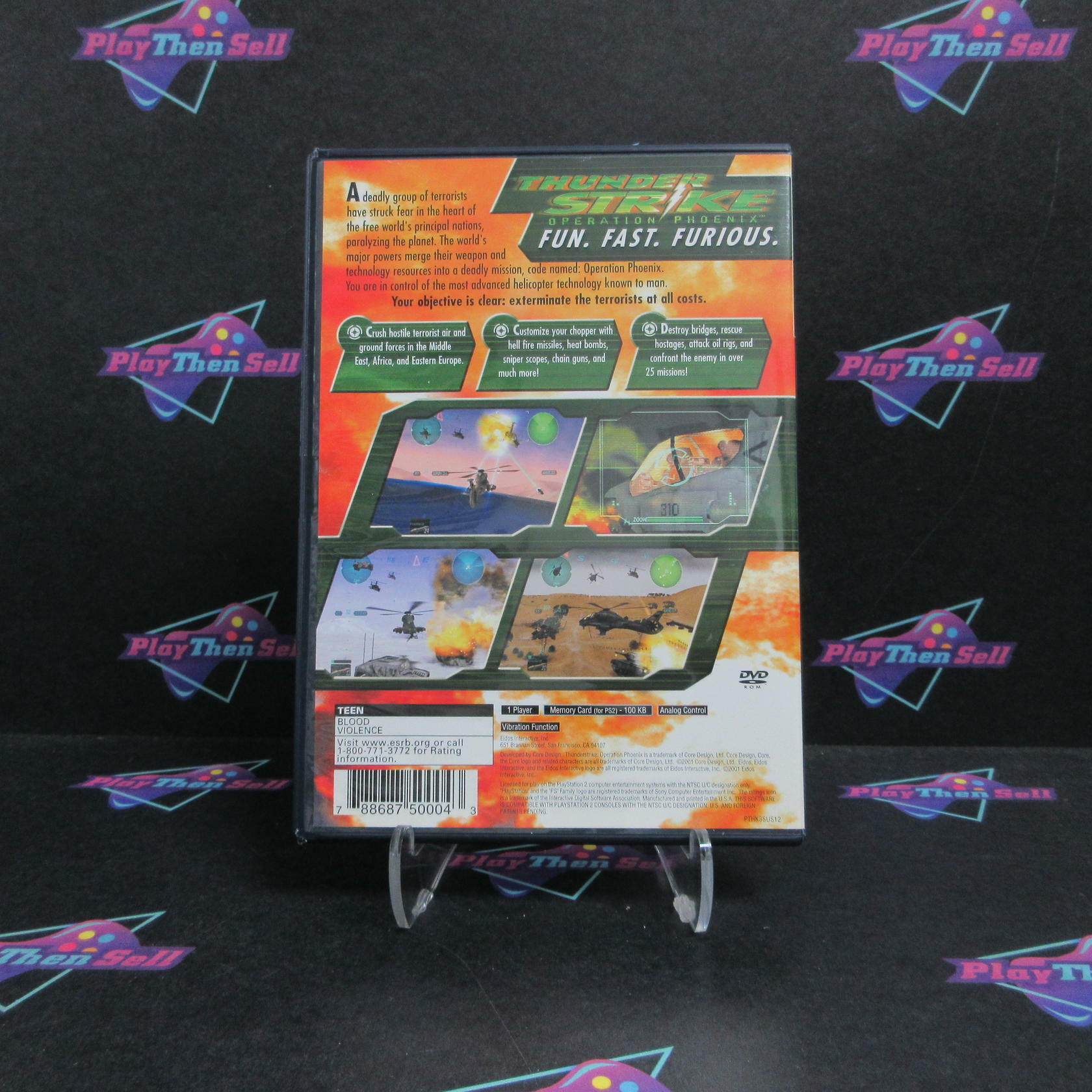 Thunder Strike Operation Phoenix PS2 PlayStation 2 + Reg Complete - Excellent
