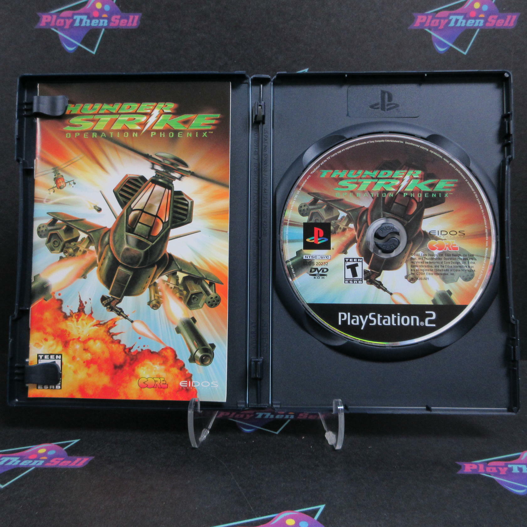 Thunder Strike Operation Phoenix PS2 PlayStation 2 + Reg Complete - Excellent