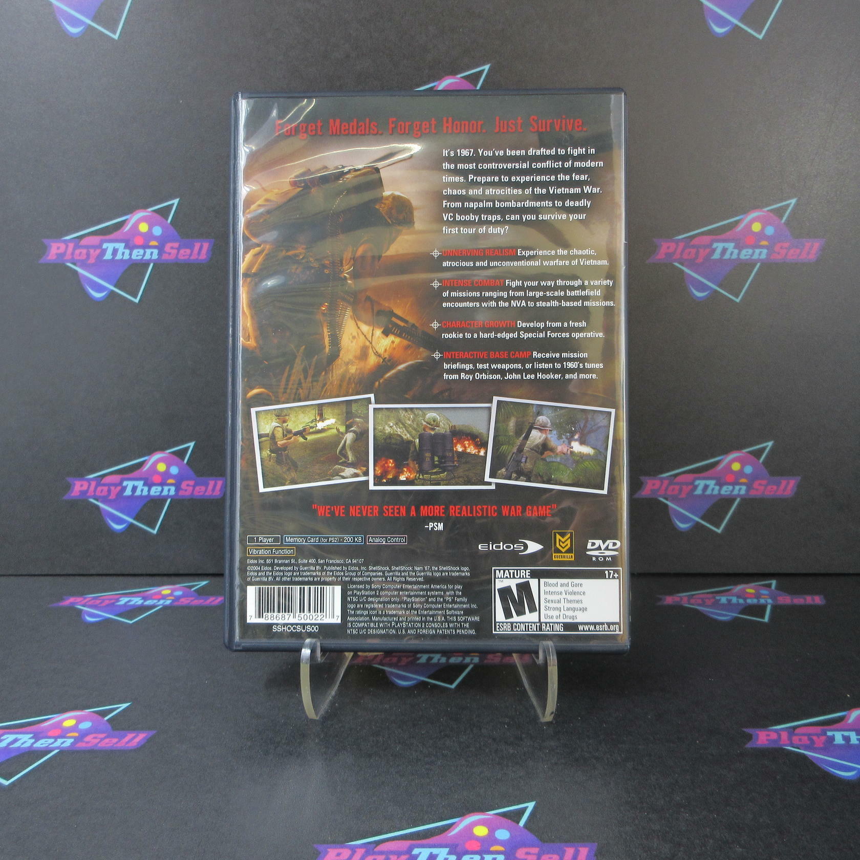 ShellShock Nam  67 PS2 PlayStation 2 + Reg Card Complete - Excellent