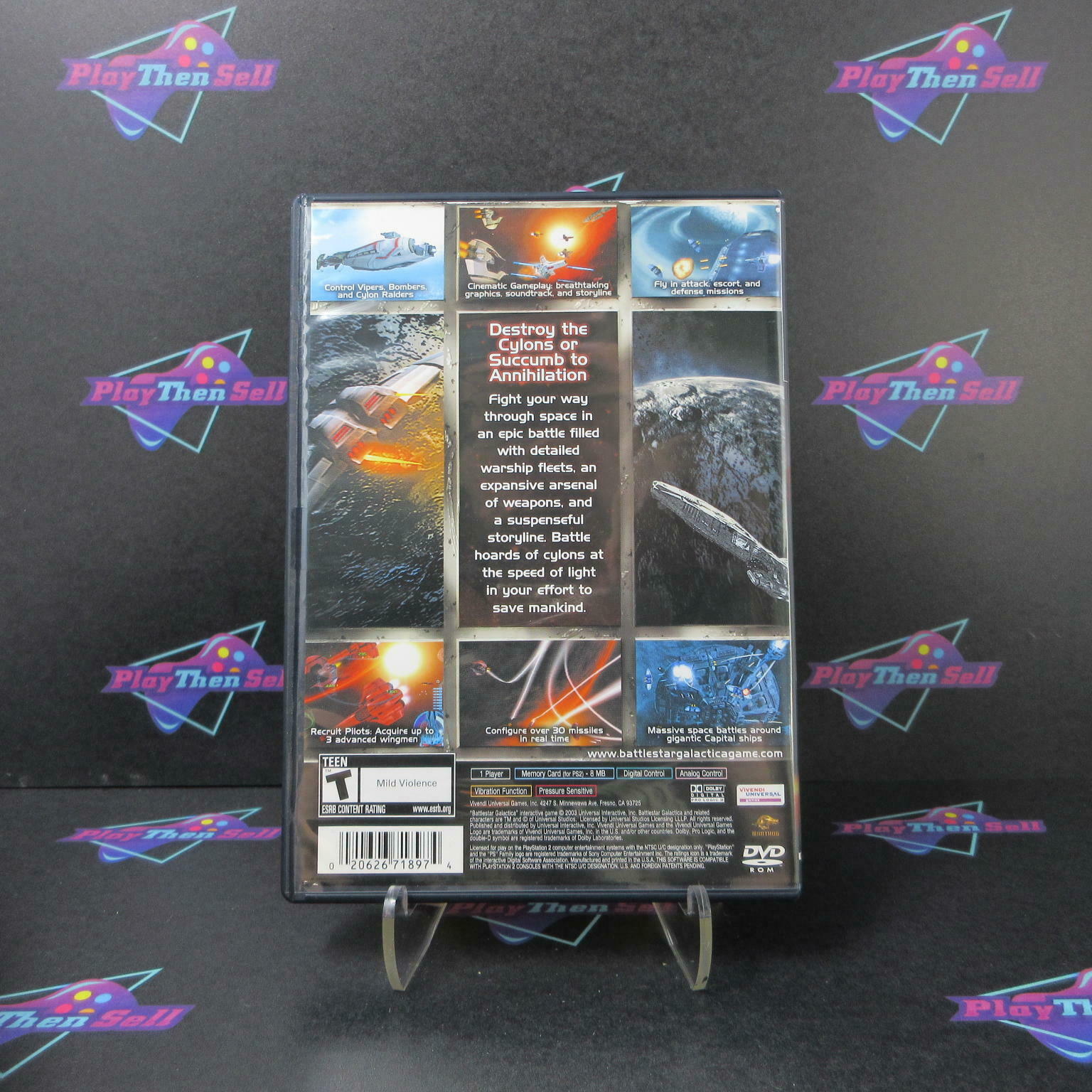 Battlestar Galactica PS2 PlayStation 2 Complete - Excellent