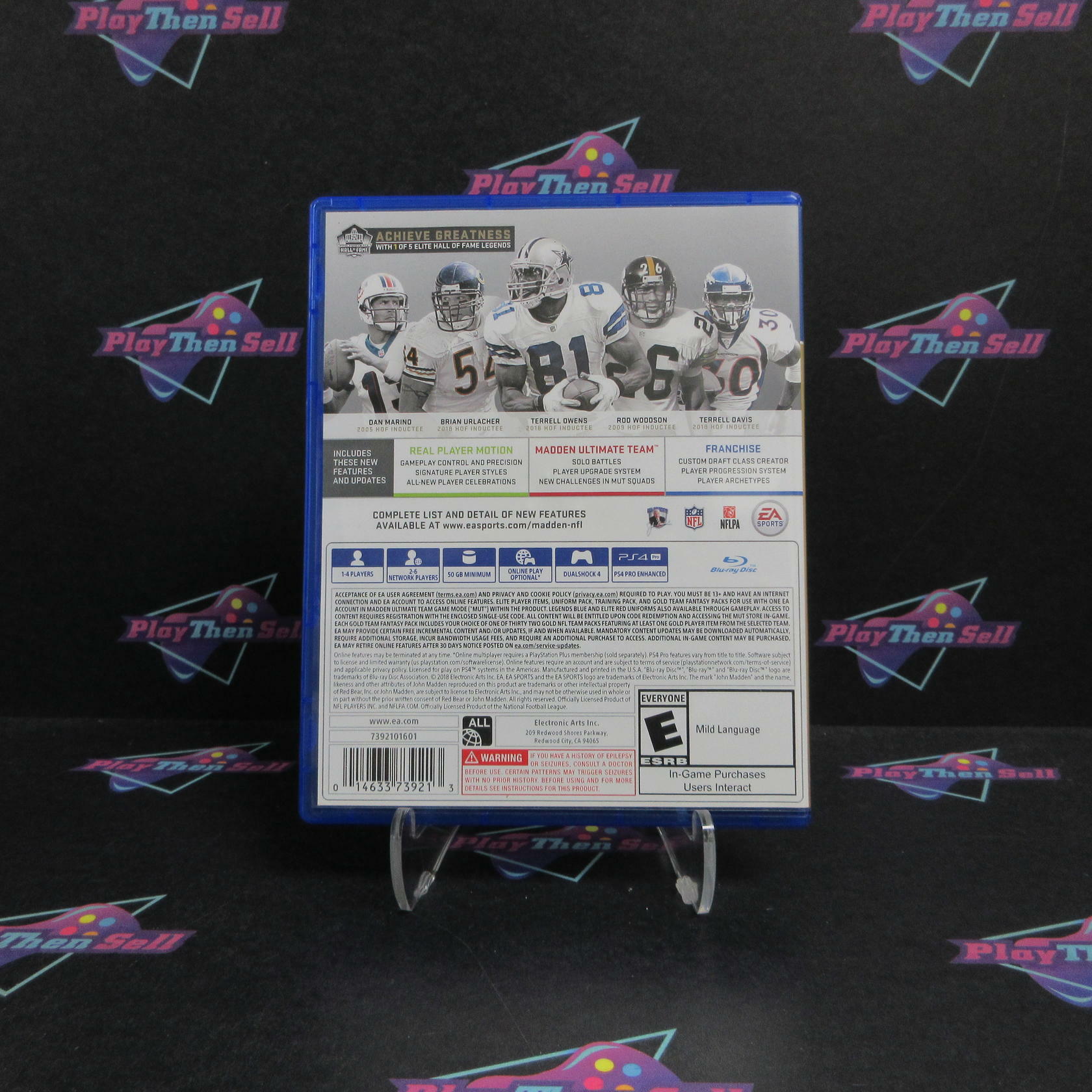 Madden NFL 19 Hall of Fame Edition PS4 PlayStation 4 Complete - Excellent