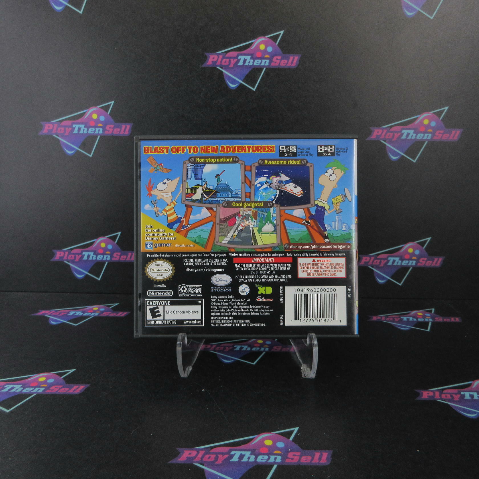 Phineas and Ferb Ride Again Nintendo DS Complete - Excellent