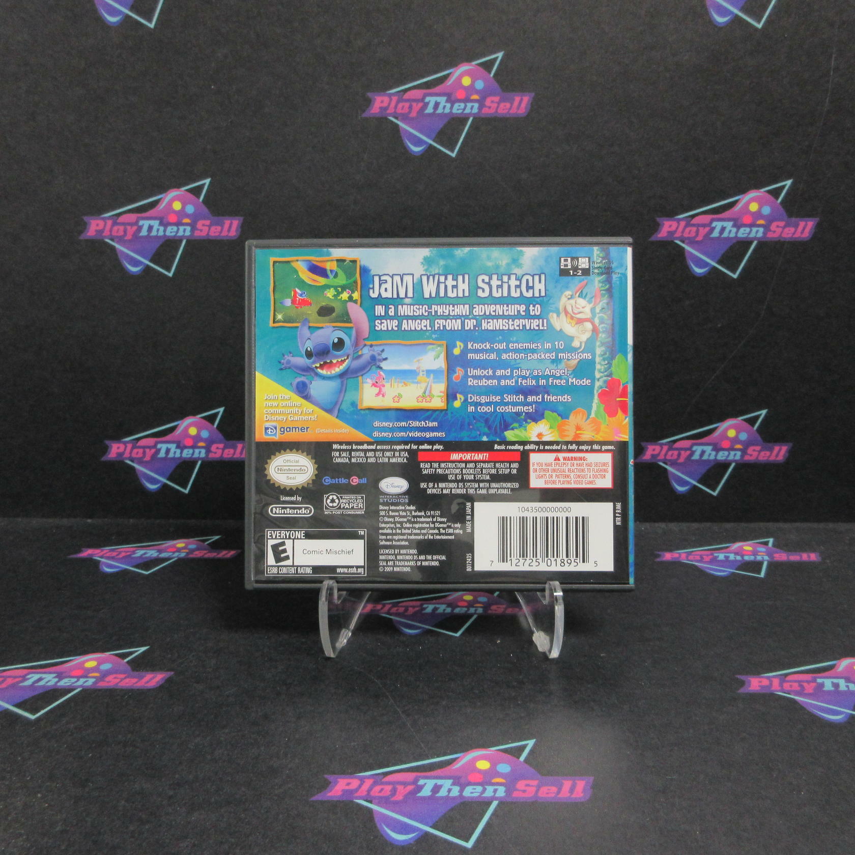 Stitch Jam Nintendo DS Complete - Excellent