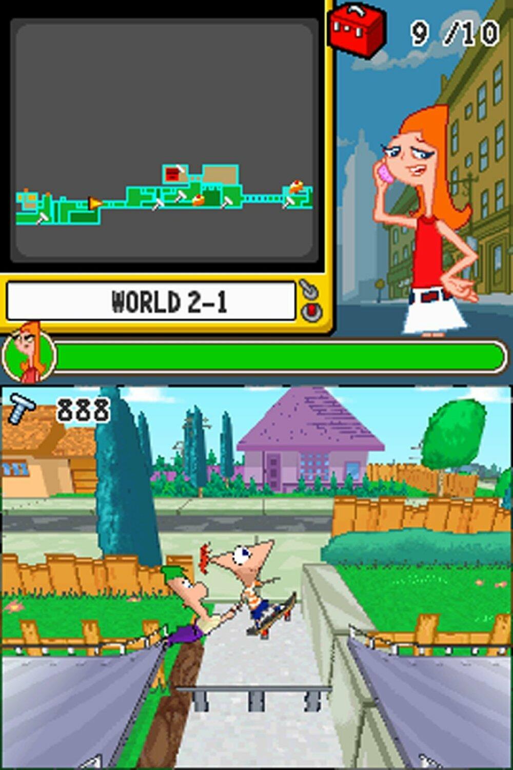 Phineas and Ferb Ride Again Nintendo DS Complete - Excellent