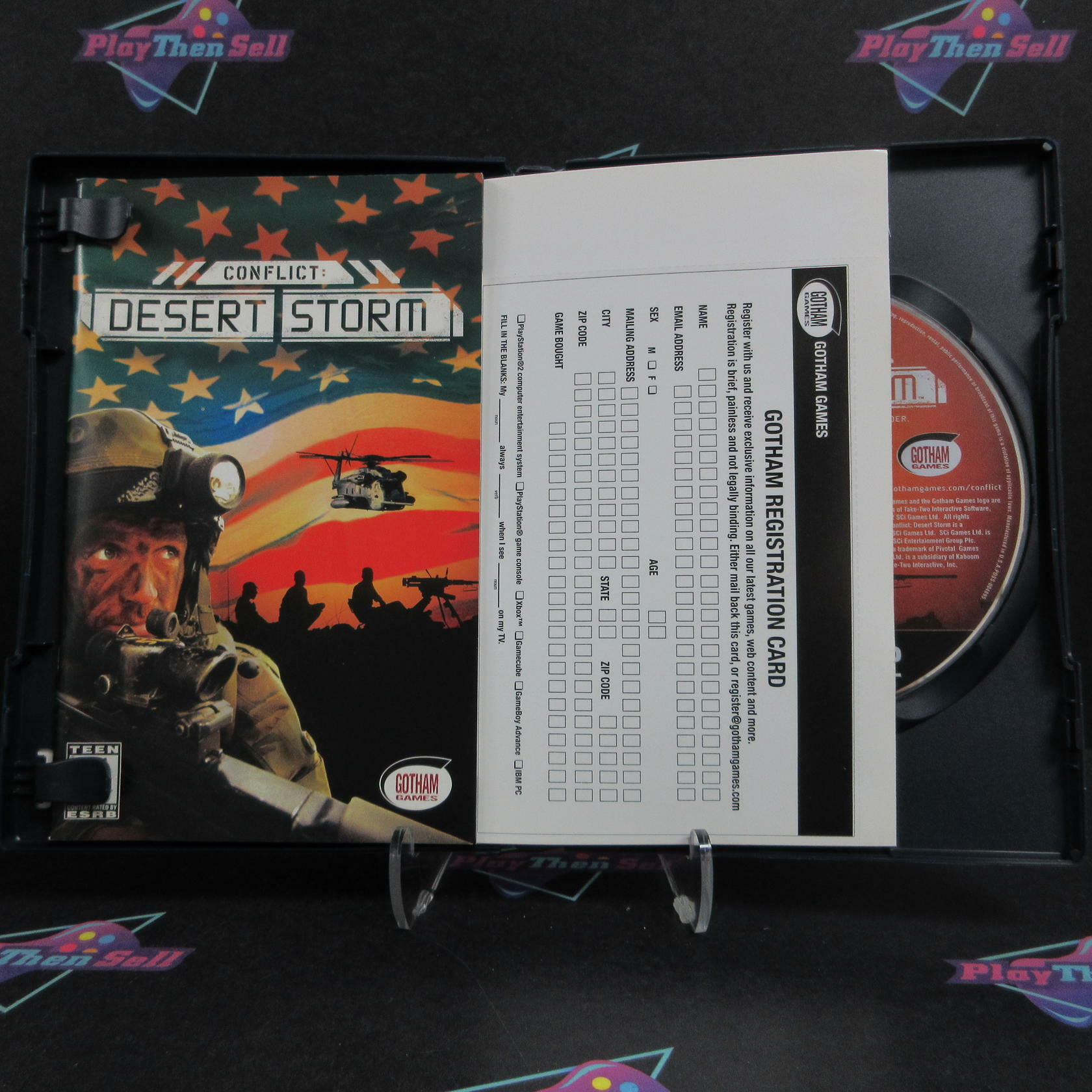 Conflict Desert Storm PS2 PlayStation 2 + Reg Card Complete - Excellent