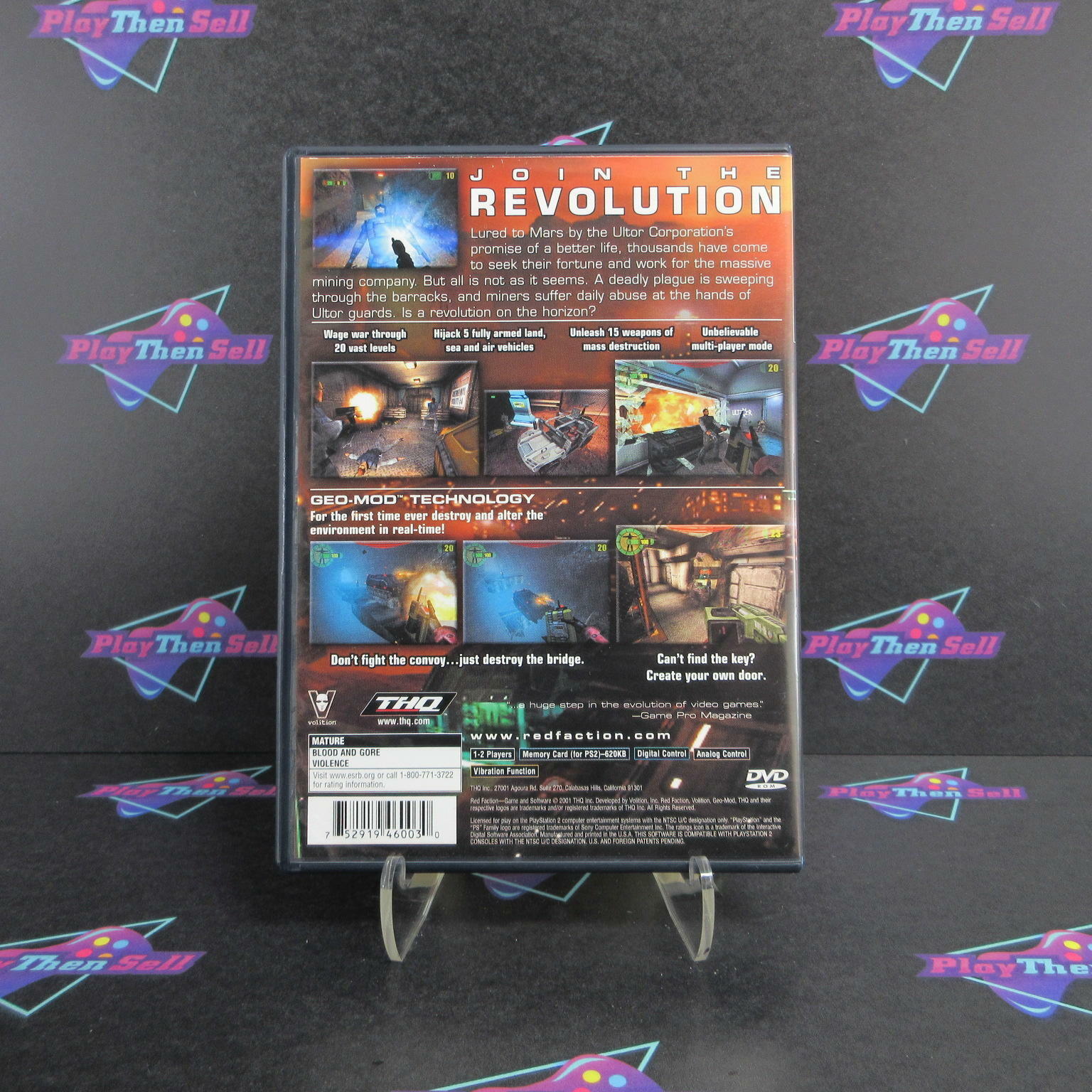 Red Faction PS2 PlayStation 2 Complete - Excellent