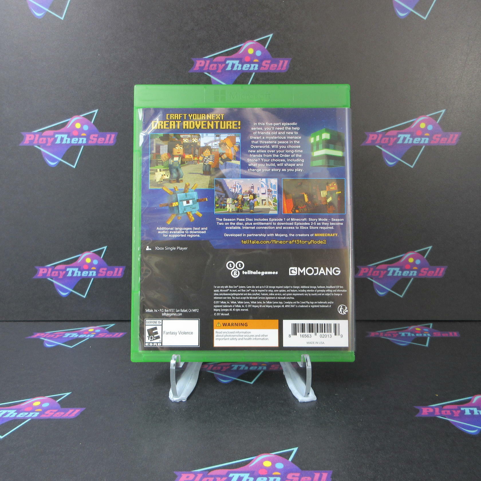 Minecraft Story Mode Season 2 Xbox One Complete - Excellent