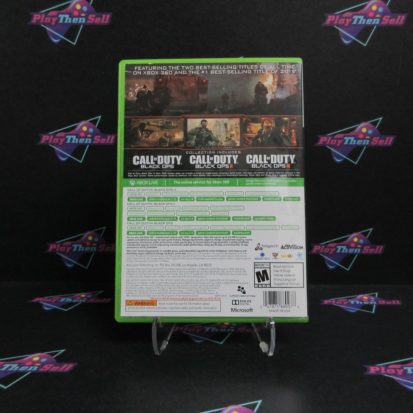 Call of Duty Black Ops Collection Xbox 360 Complete - Excellent