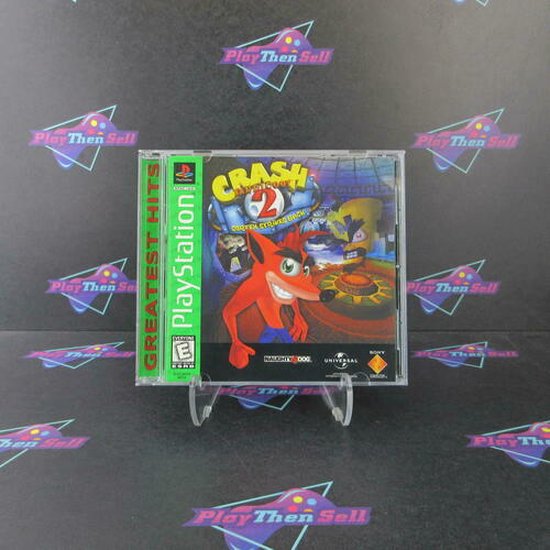 Excellent Crash Bandicoot 2 Cortex Strikes Back PS1 PlayStation 1 GH Complete - Excellent