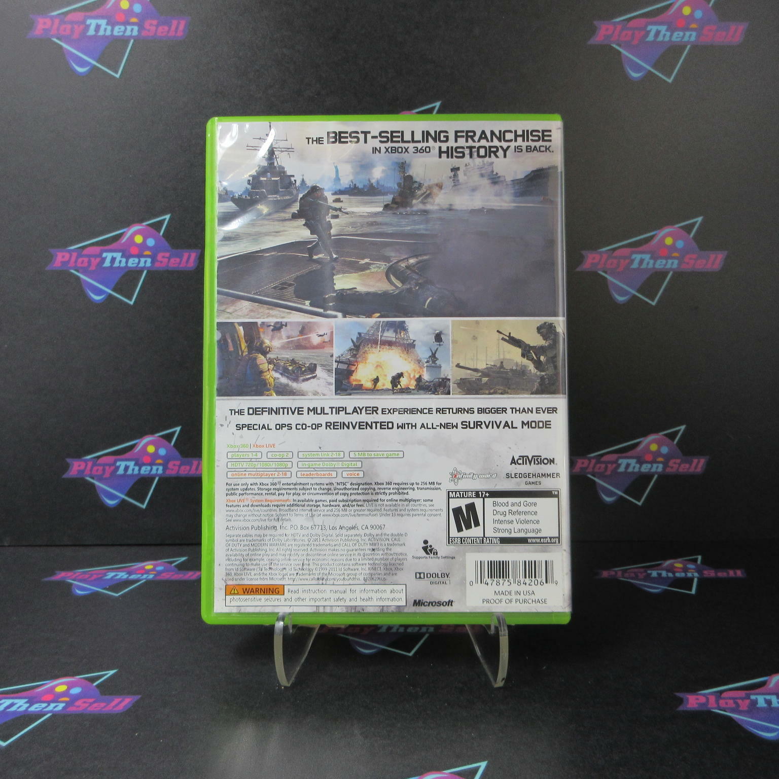 Call of Duty Modern Warfare 3 Xbox 360 DD Complete - Very Good