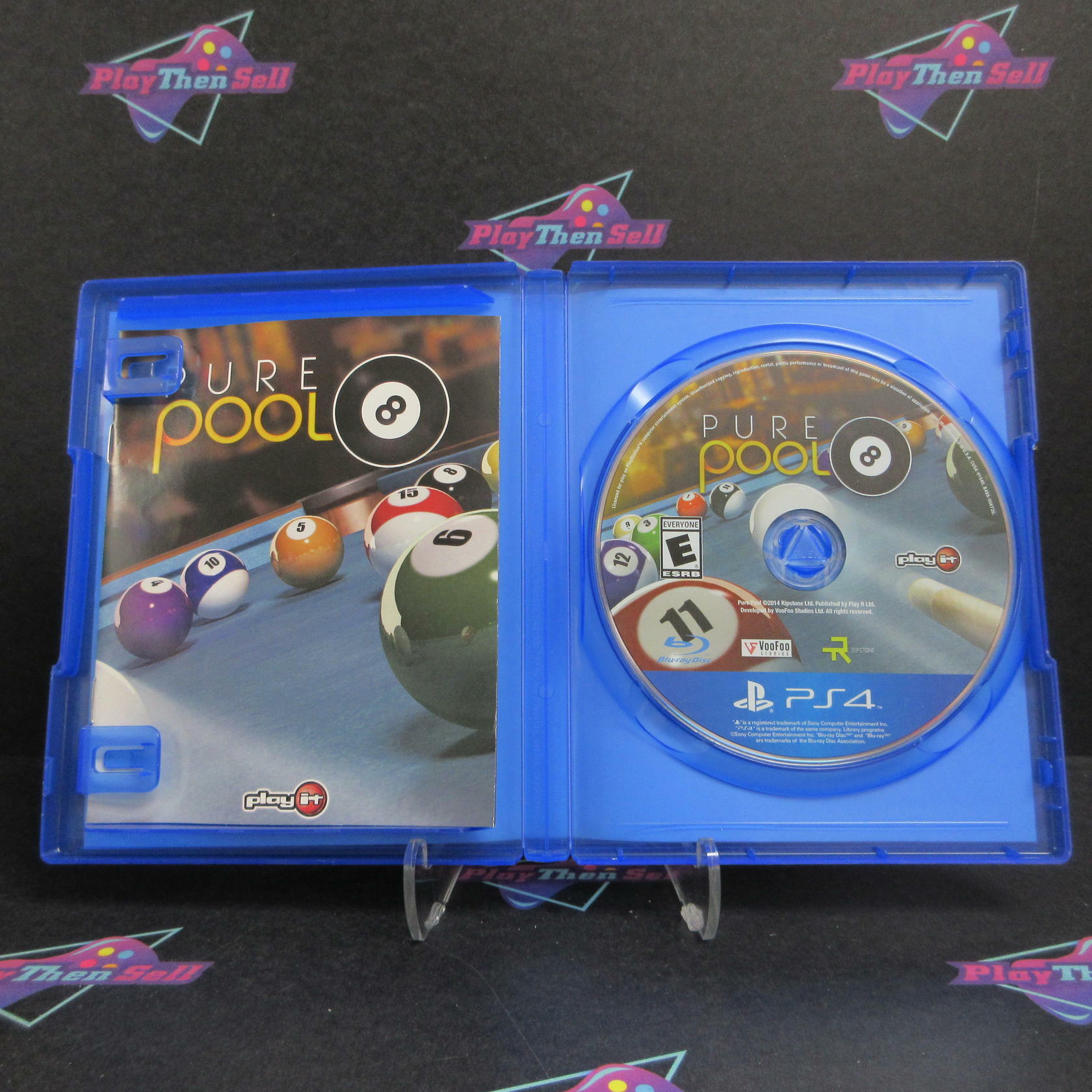 Pure Pool PS4 PlayStation 4 AD Complete CIB - Very Good