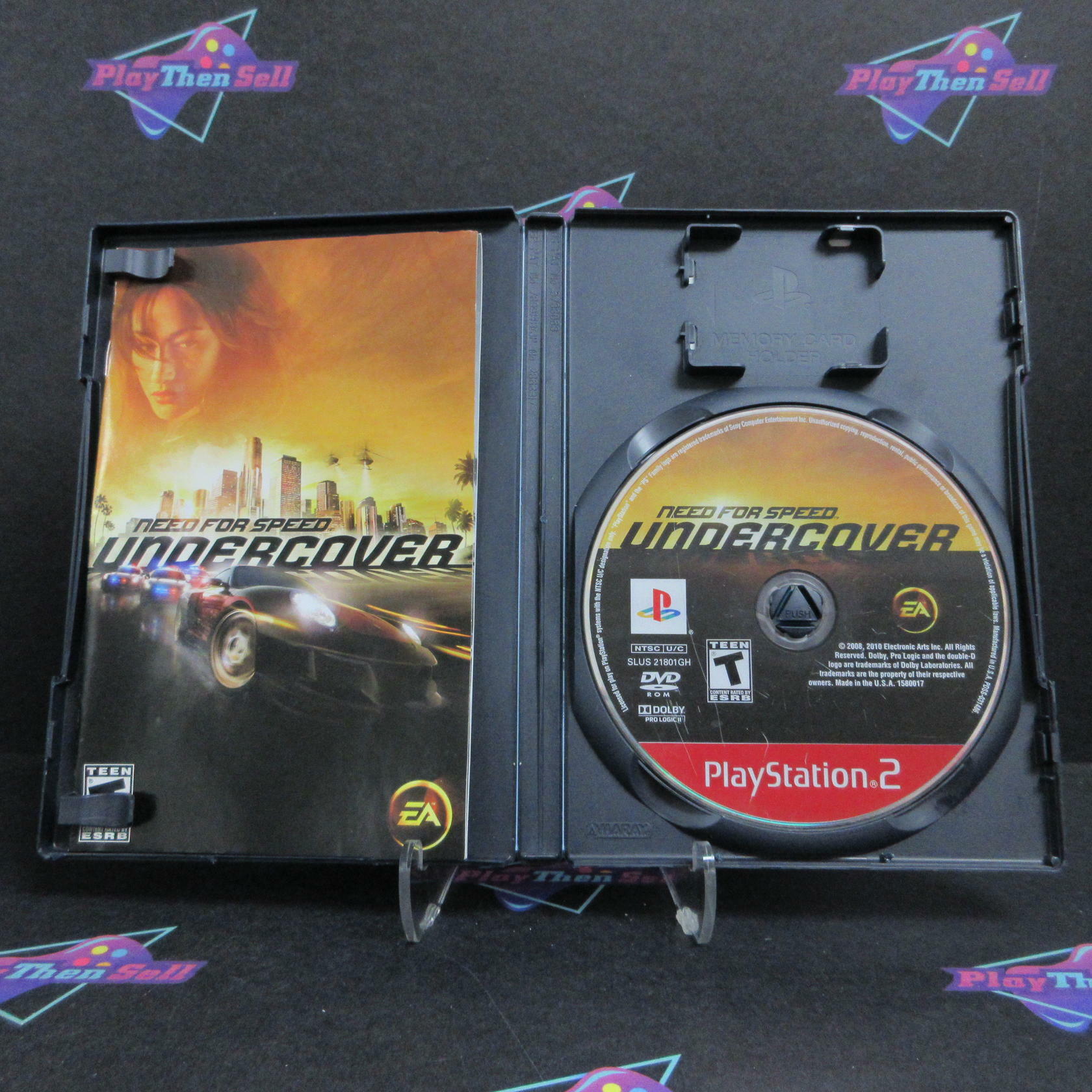 Need For Speed Undercover PS2 PlayStation 2 GH AD/DD Complete CIB - Very Good