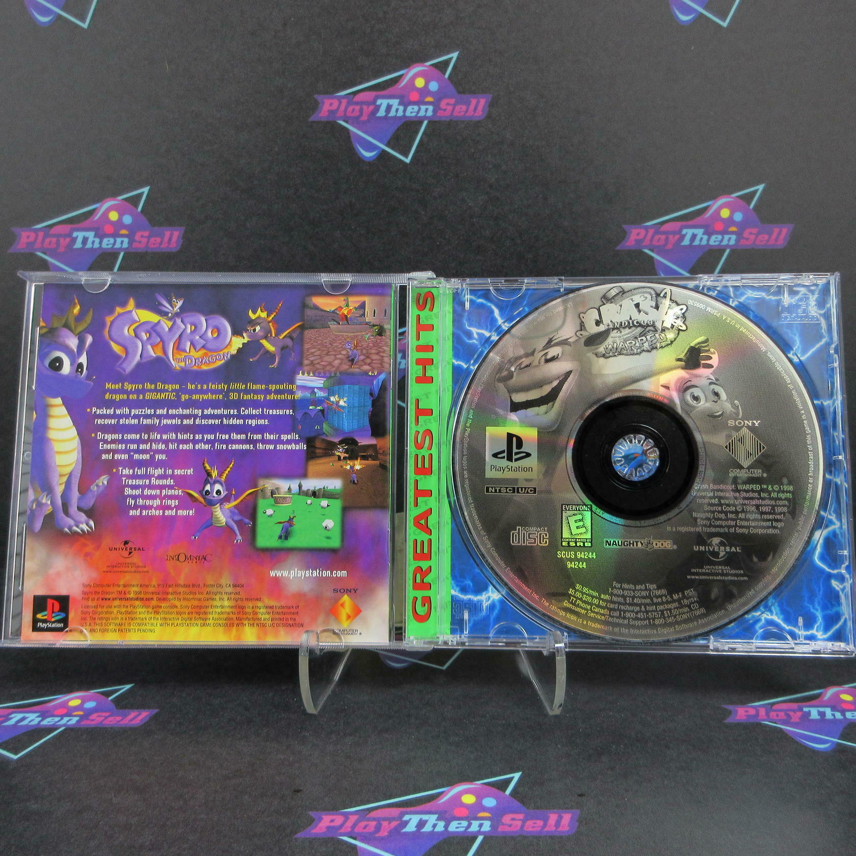 Crash Bandicoot 3 Warped PS1 PlayStation 1 GH Complete - Excellent