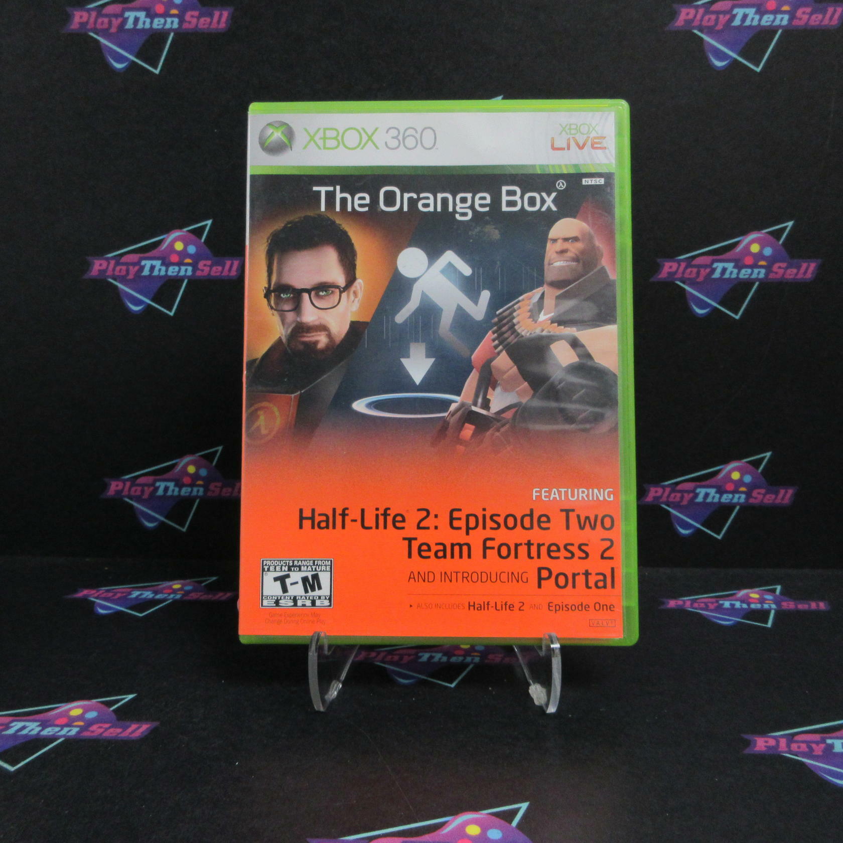 Orange Box Xbox 360 MD Complete CIB - Very Good