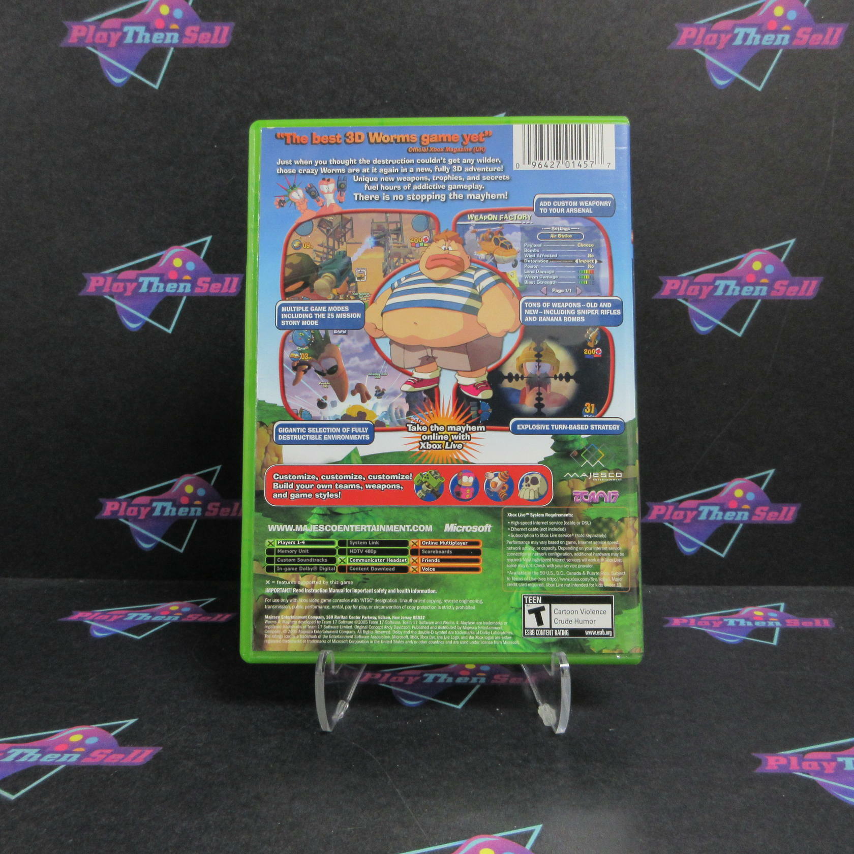 Worms 4 Mayhem Xbox Complete - Refurbished