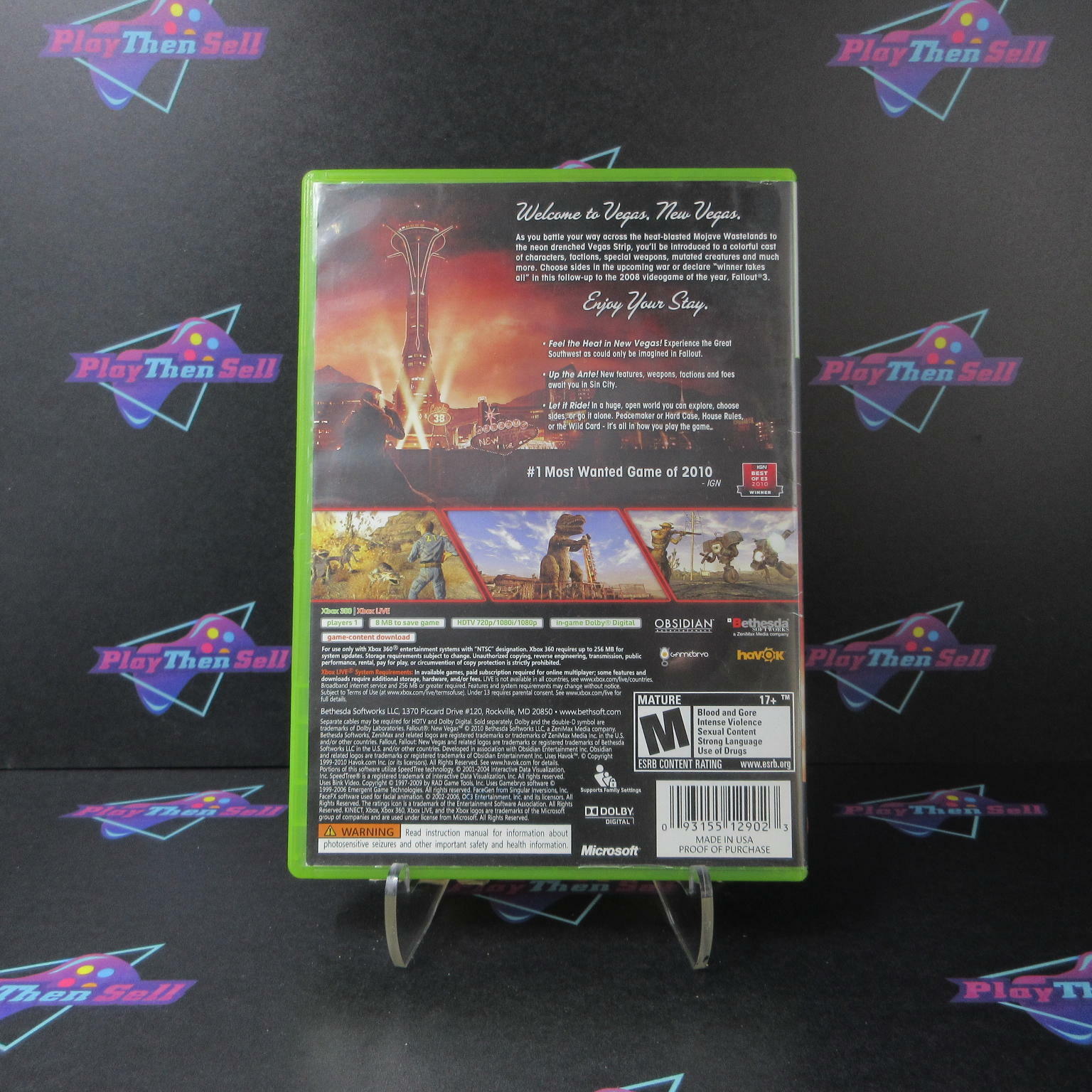 Fallout New Vegas Xbox 360 AD/NM - Good