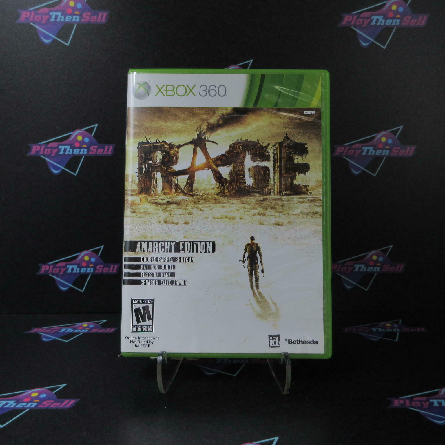 Rage Anarchy Edition Xbox 360 + Sleeve Complete - Excellent