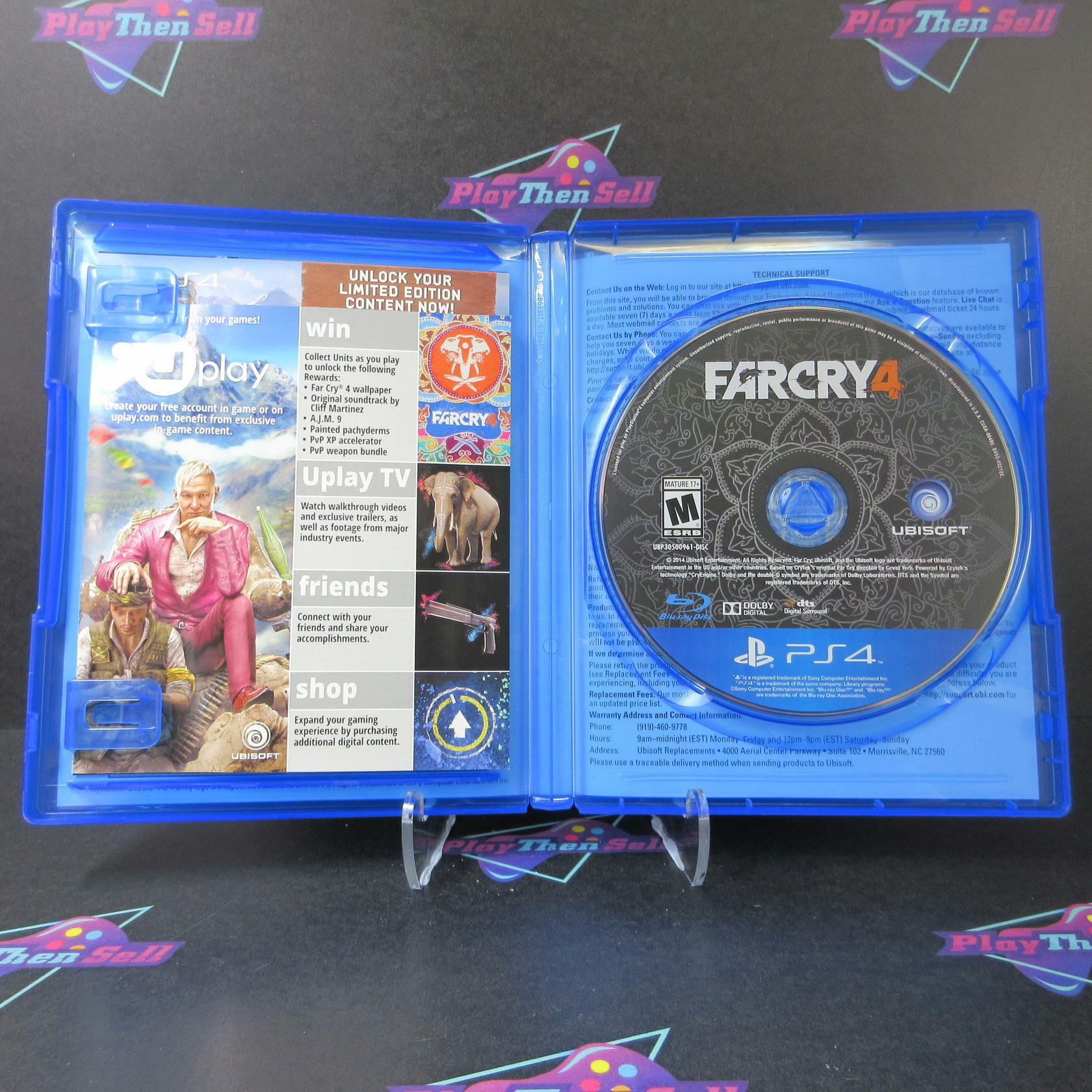 Far Cry 4 Limited Edition Walmart PS4 PlayStation 4 AD Complete CIB - Very Good