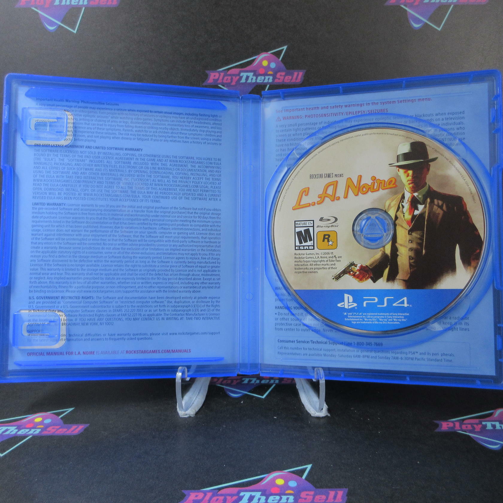 L.A. Noire PS4 PlayStation 4 AD Complete CIB - Very Good
