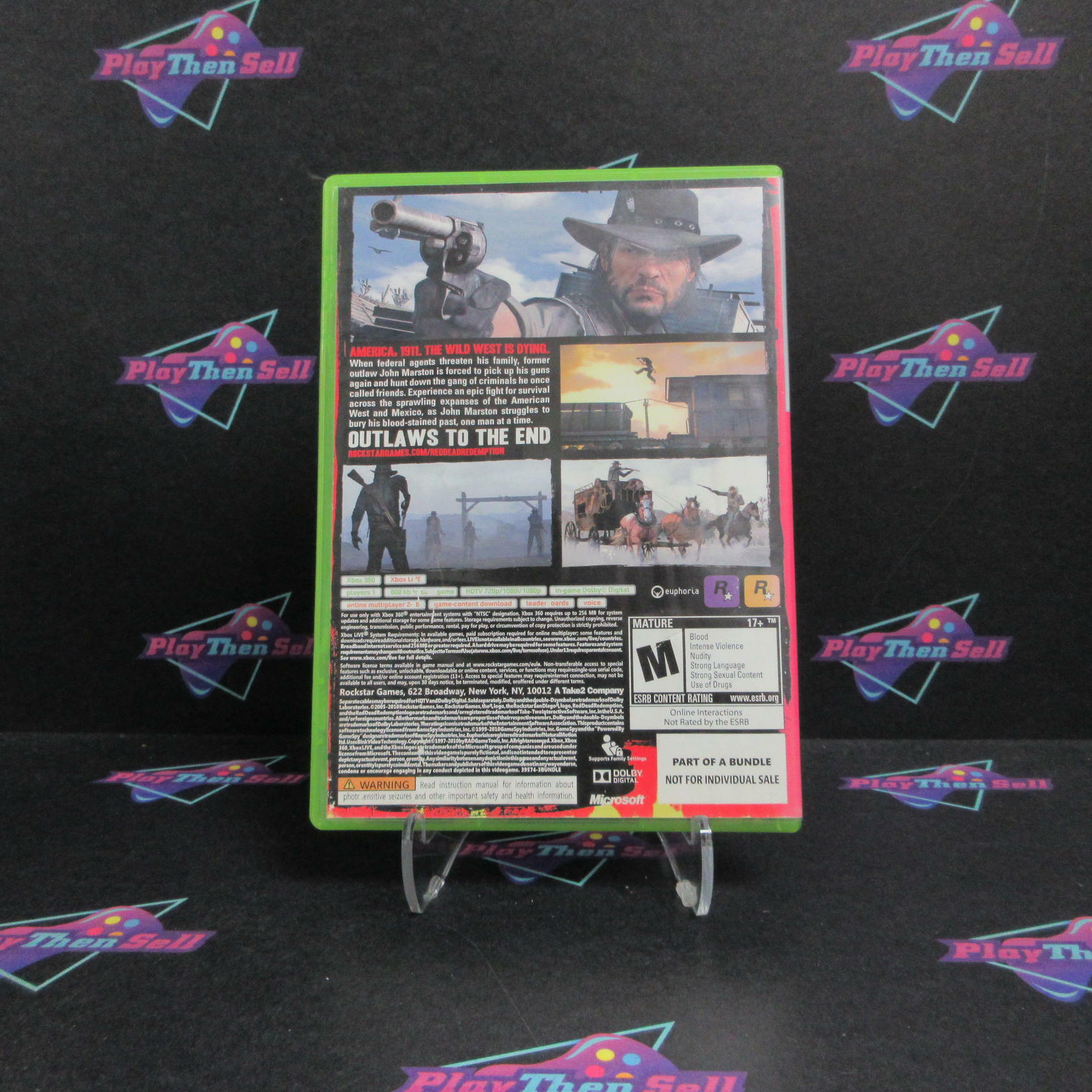 Red Dead Redemption Xbox 360 PH AD Complete CIB - Very Good