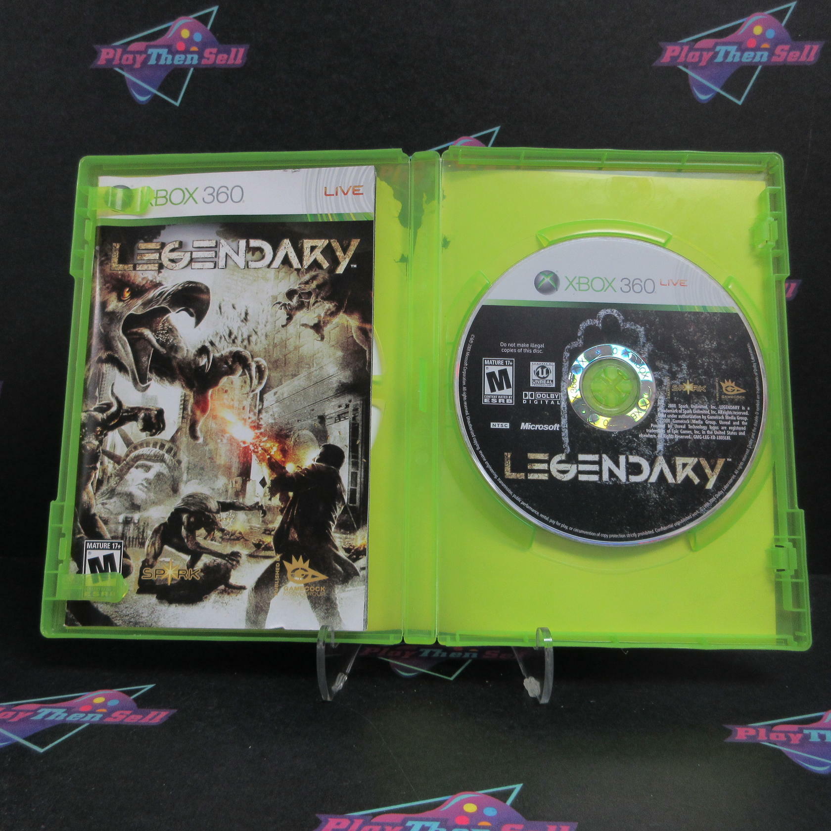 Legendary Xbox 360 AD Complete CIB - Very Good