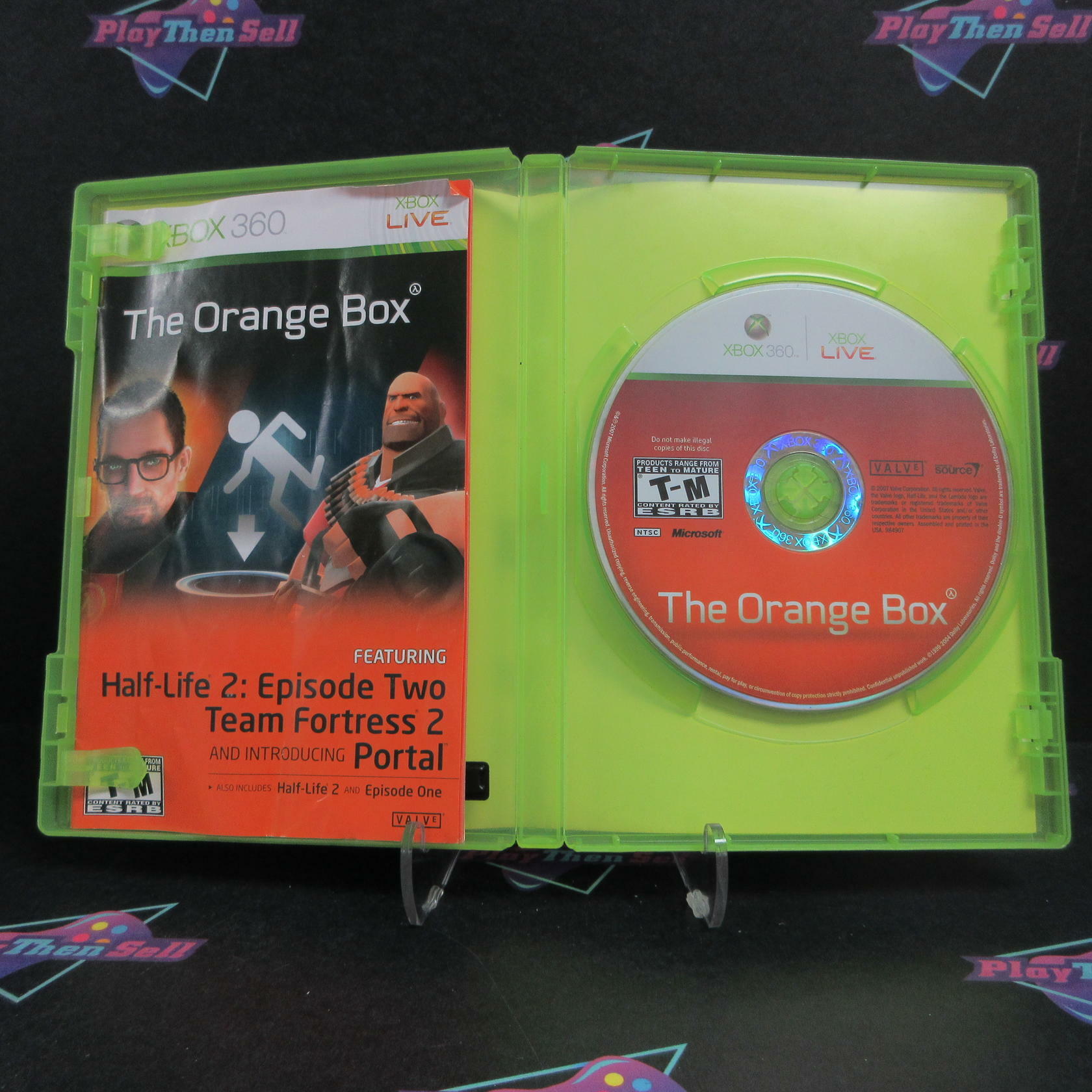 Orange Box Xbox 360 MD Complete CIB - Very Good