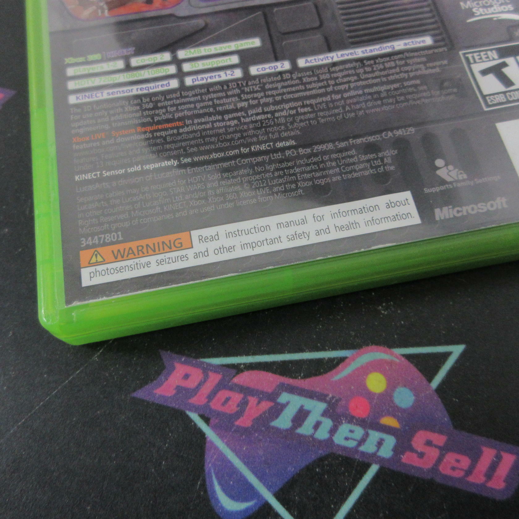 Kinect Star Wars Xbox 360 AD/NM - Very Good